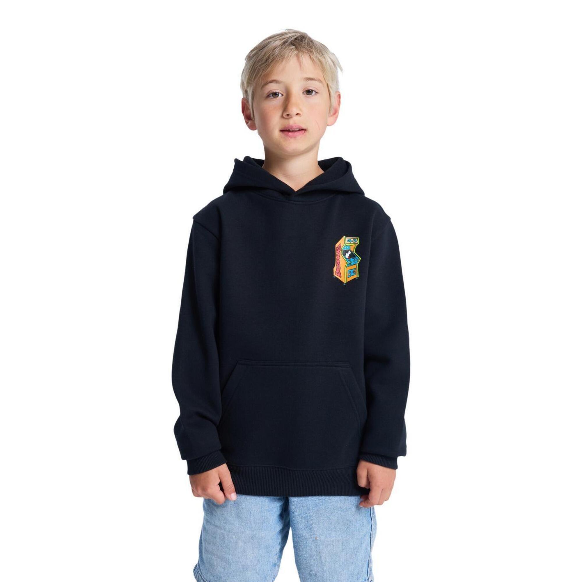 Bluza z kapturem dla Chłopcy INSERT A COIN Czarny