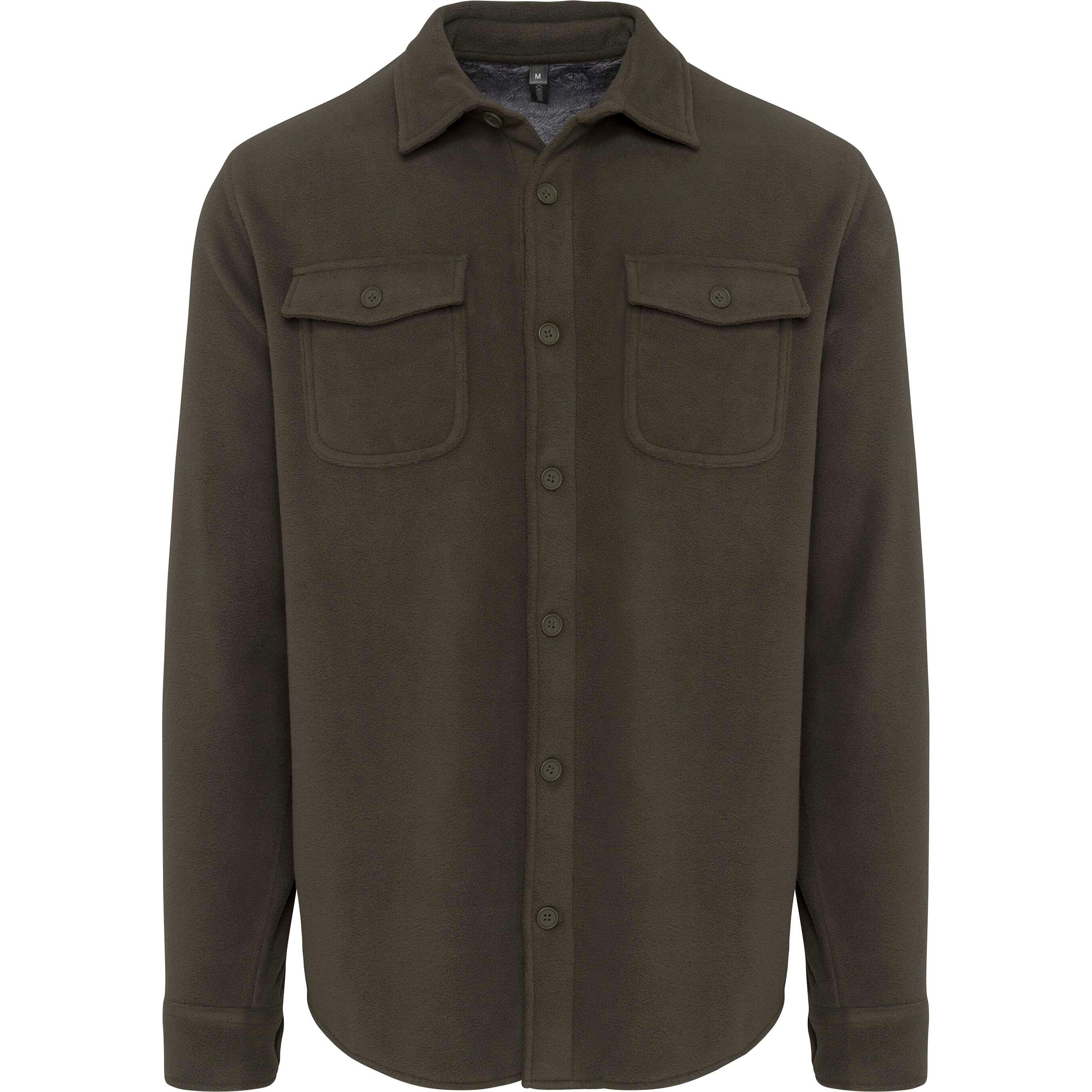 Overshirt Kariban Polaire doublée sherpa