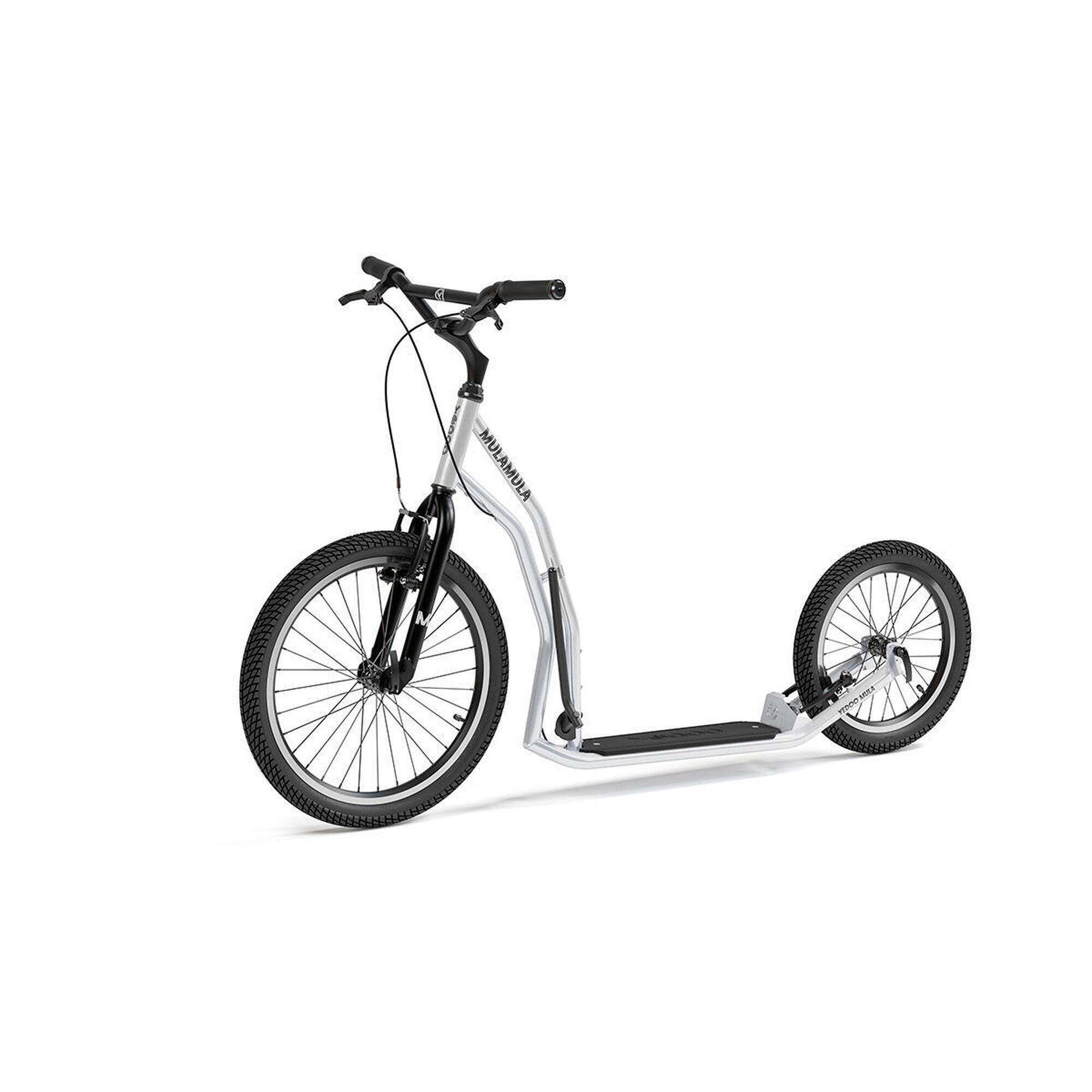 Hulajnoga Yedoo Mula z kołami pneumatycznymi 20/16 srebrna