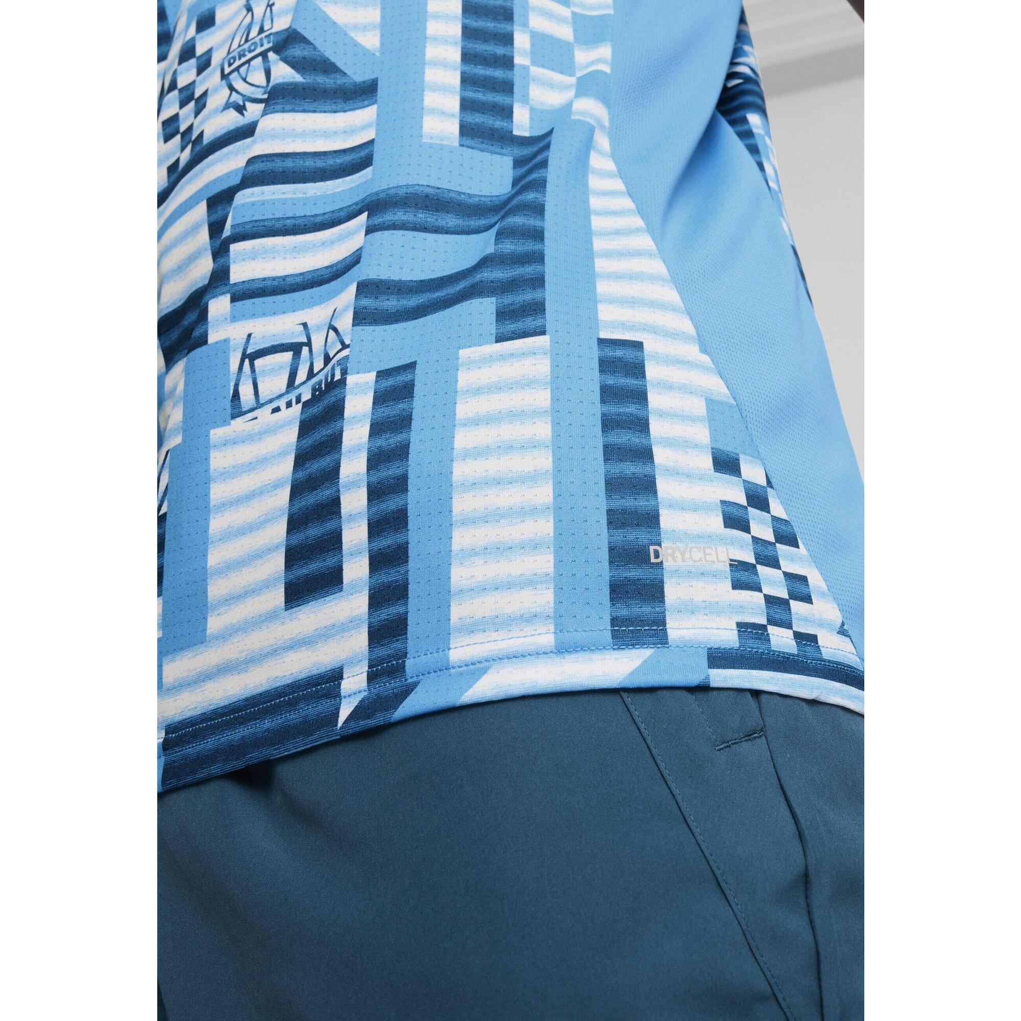 Męska koszulka przedmeczowa z krótkim rękawem Olympique Marsylia PUMA