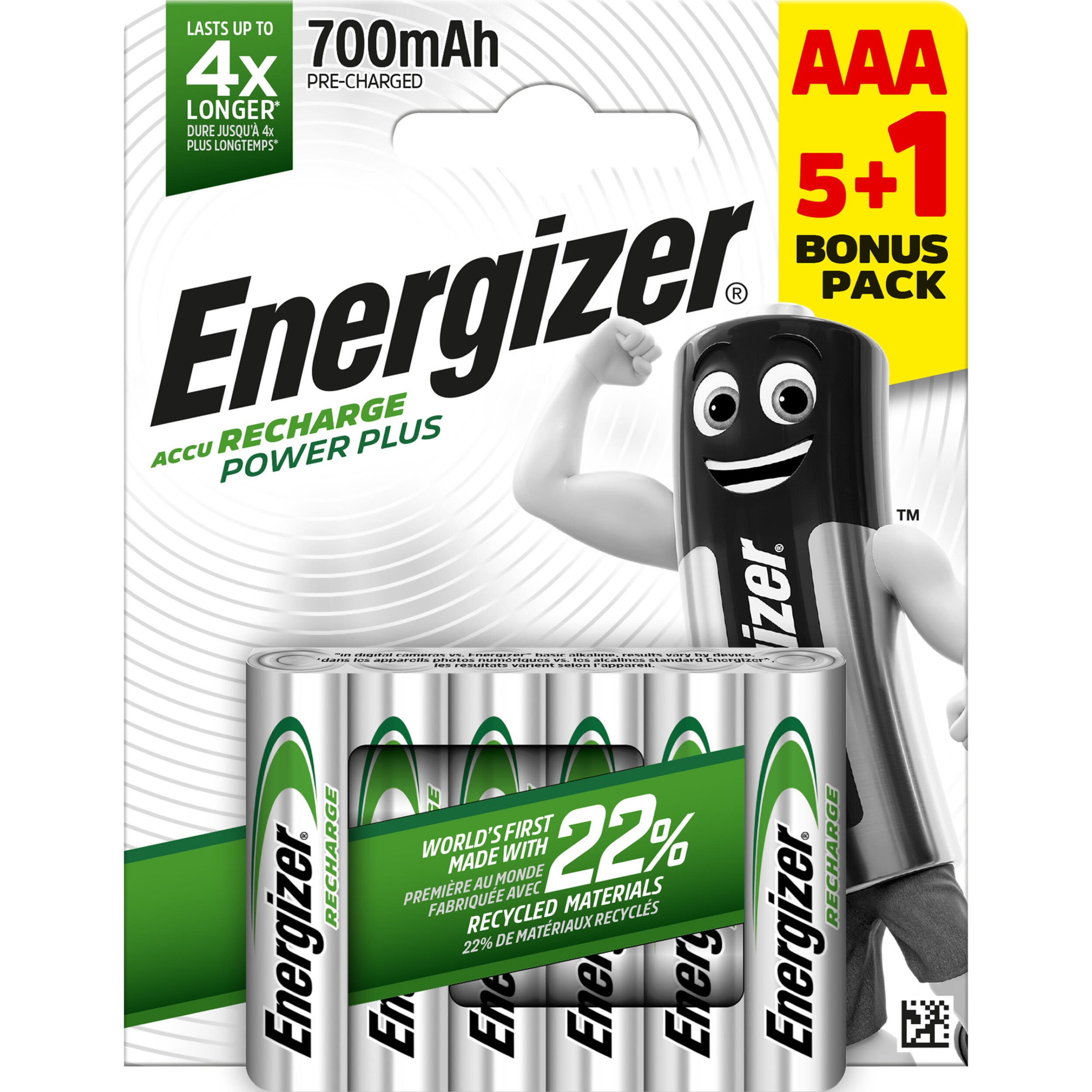 Akumulatory 5+1 AAA/HR3 700mAh