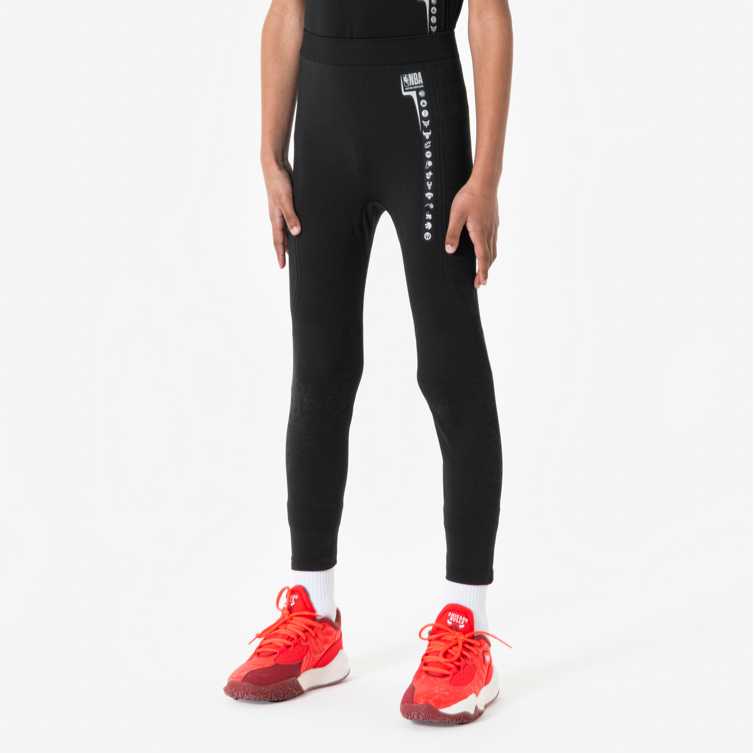 Legginsy do koszykówki 3/4 dla dzieci bielizna NBA