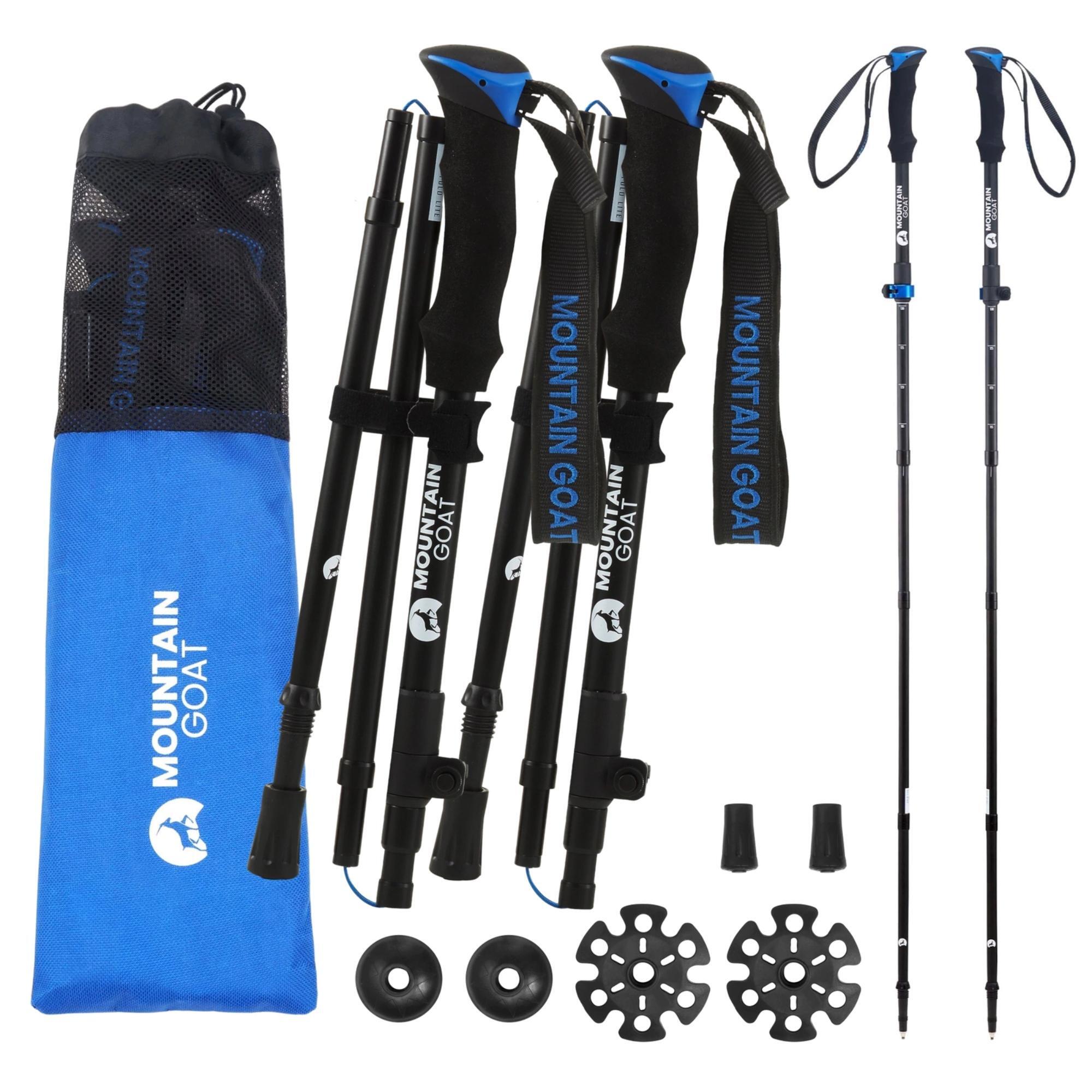 Kije do nordic walking Mountain Goat PRO+ Blue
