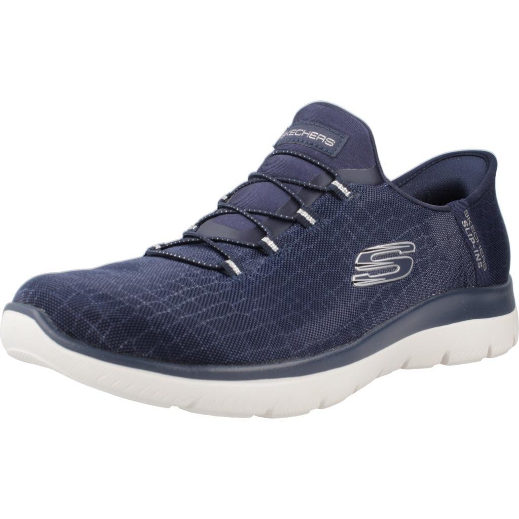 Buty Kobieta Skechers Slipins: Summits Classy Night niebieski