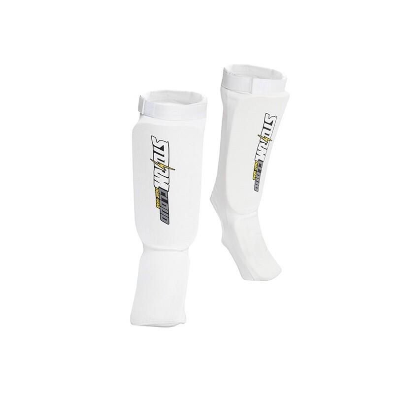 Elastyczne Ochraniacze StormCloud Piszczeli Białe XL