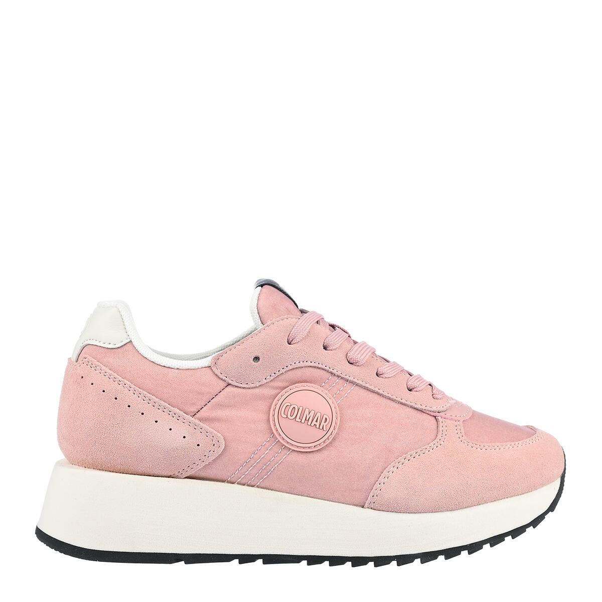 Buty Sneakersy damskie COLMAR TRAVIS ONE HIGH OUTSOLE zamsz wysoka podeszwa