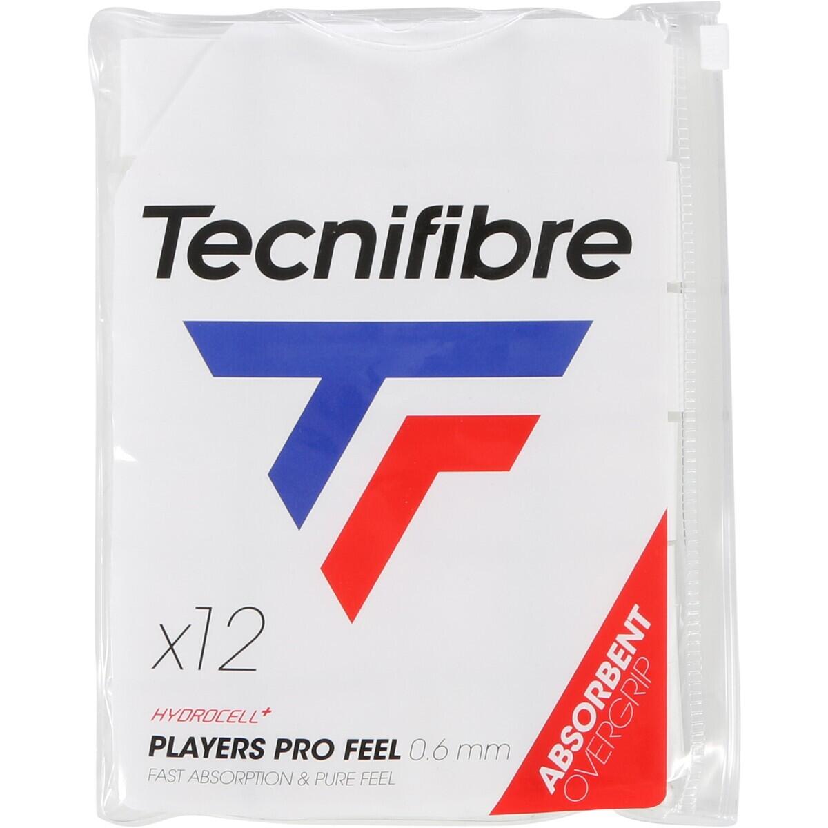 Uchwyty tenisowe Tecnifibre Players Pro Feel (x12)