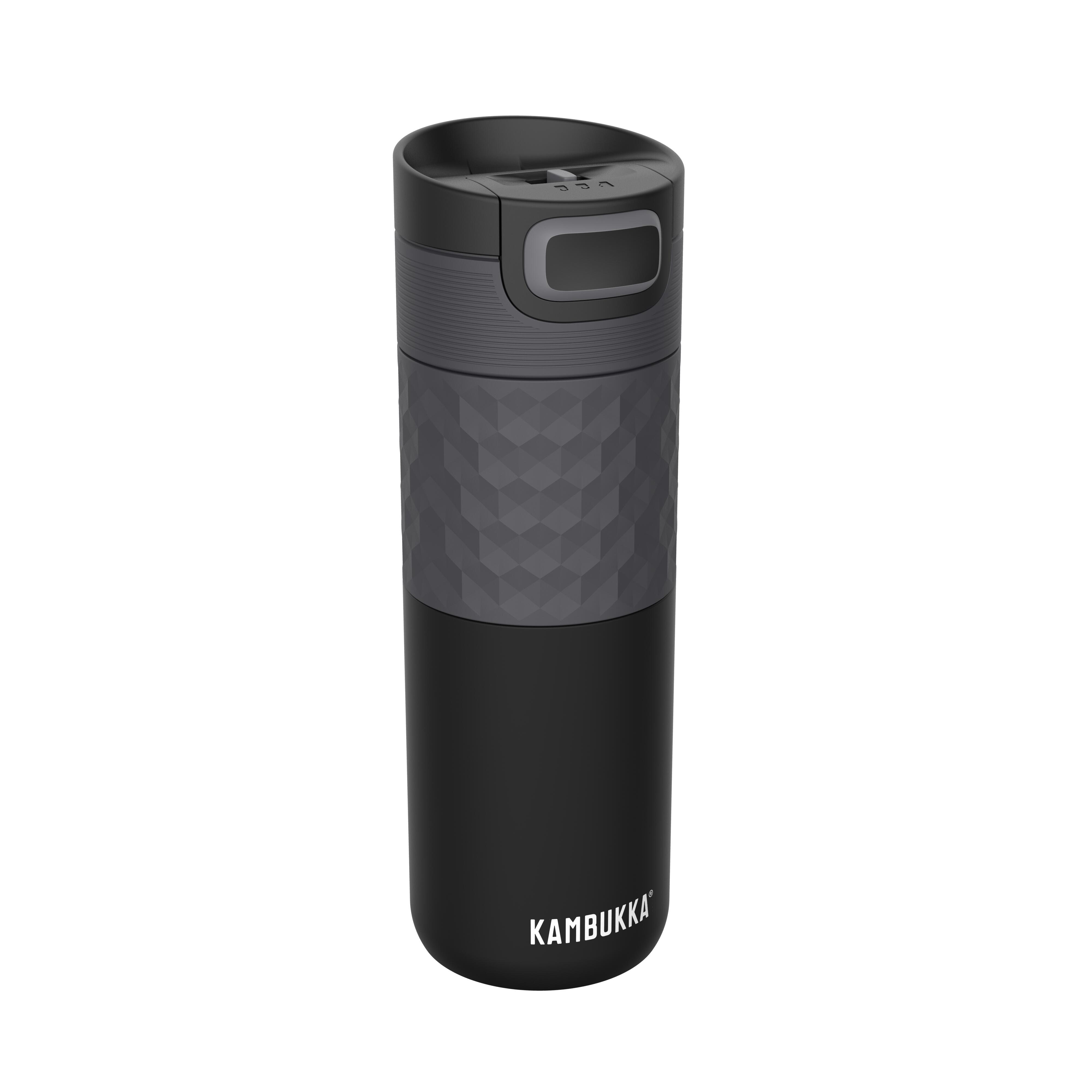 Kubek termiczny termos samochodowy Etna Grip 500 ml - Black Steel