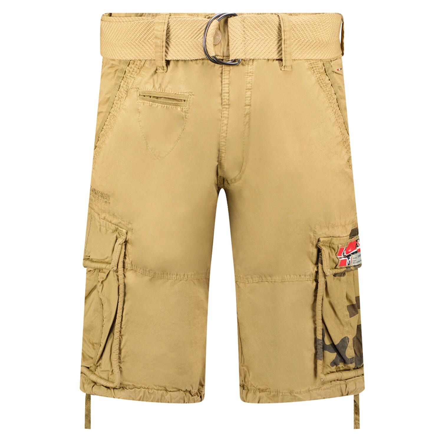 Bermudy Geographical Norway PASTEQUE EO MEN 063 beżowy męska (SX1425H/GNO-Beige)