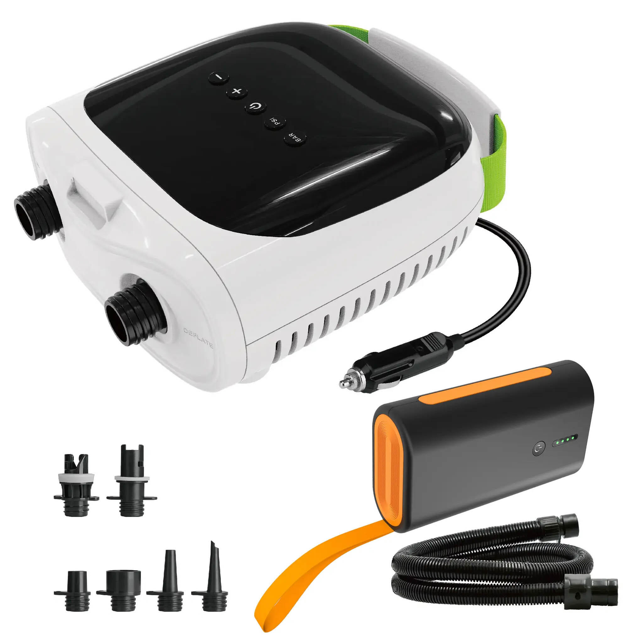 Zestaw Pompka SUP PBG 8 12V LED 20PSI + Powerbank 4000mAh do Zapalniczki
