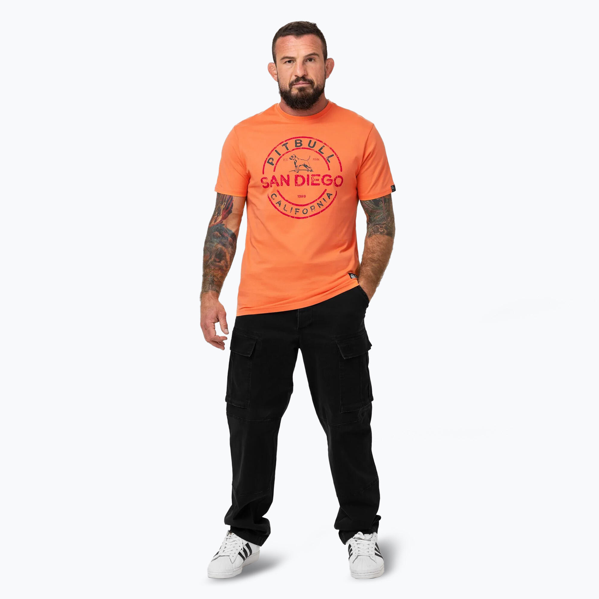 Koszulka męska Pitbull San Diego Ins. fluo