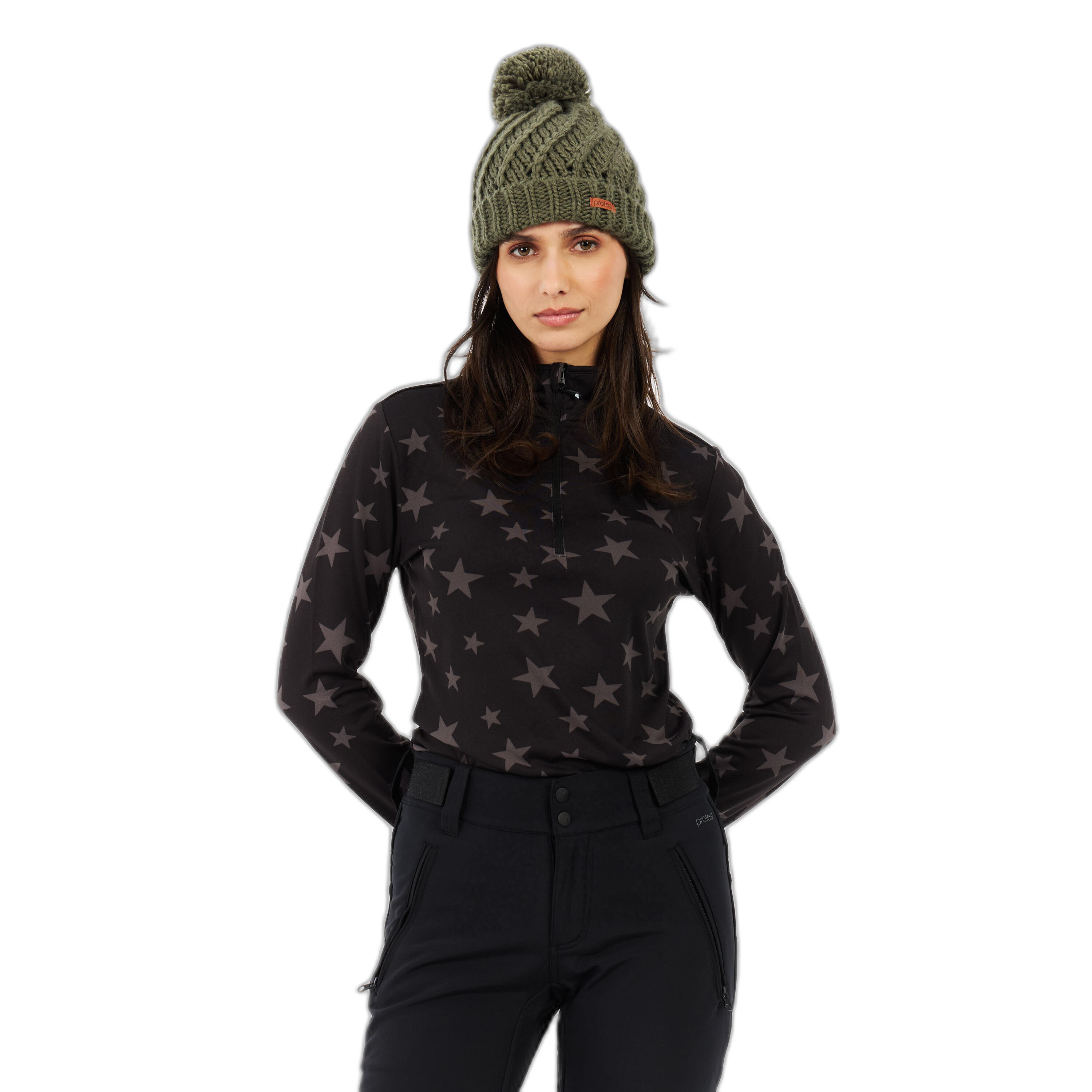 Damski polar 1/4 zip Protest Vessy