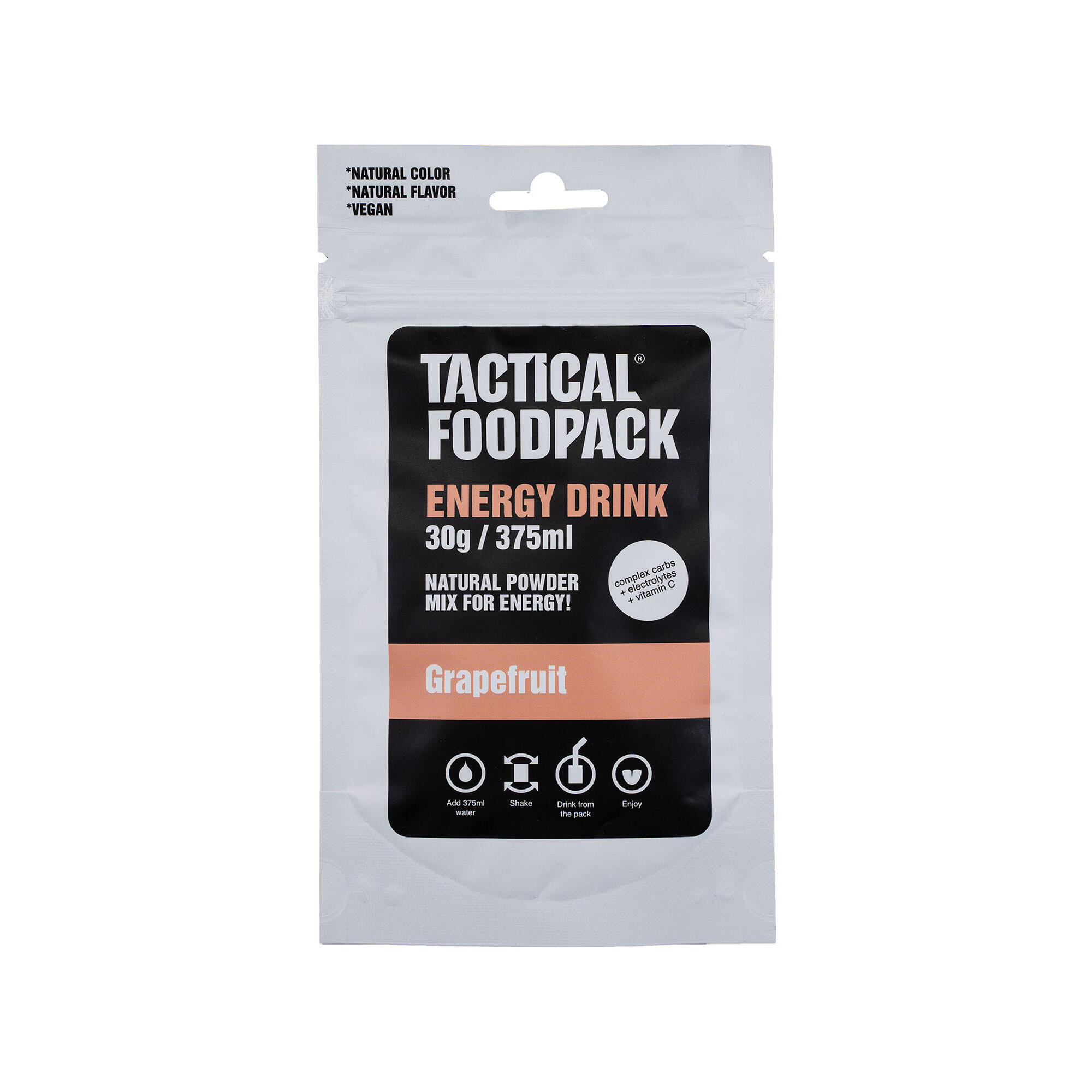 Napój energetyczny Tactical Foodpack Energy Drink 375 ml - grapefruit