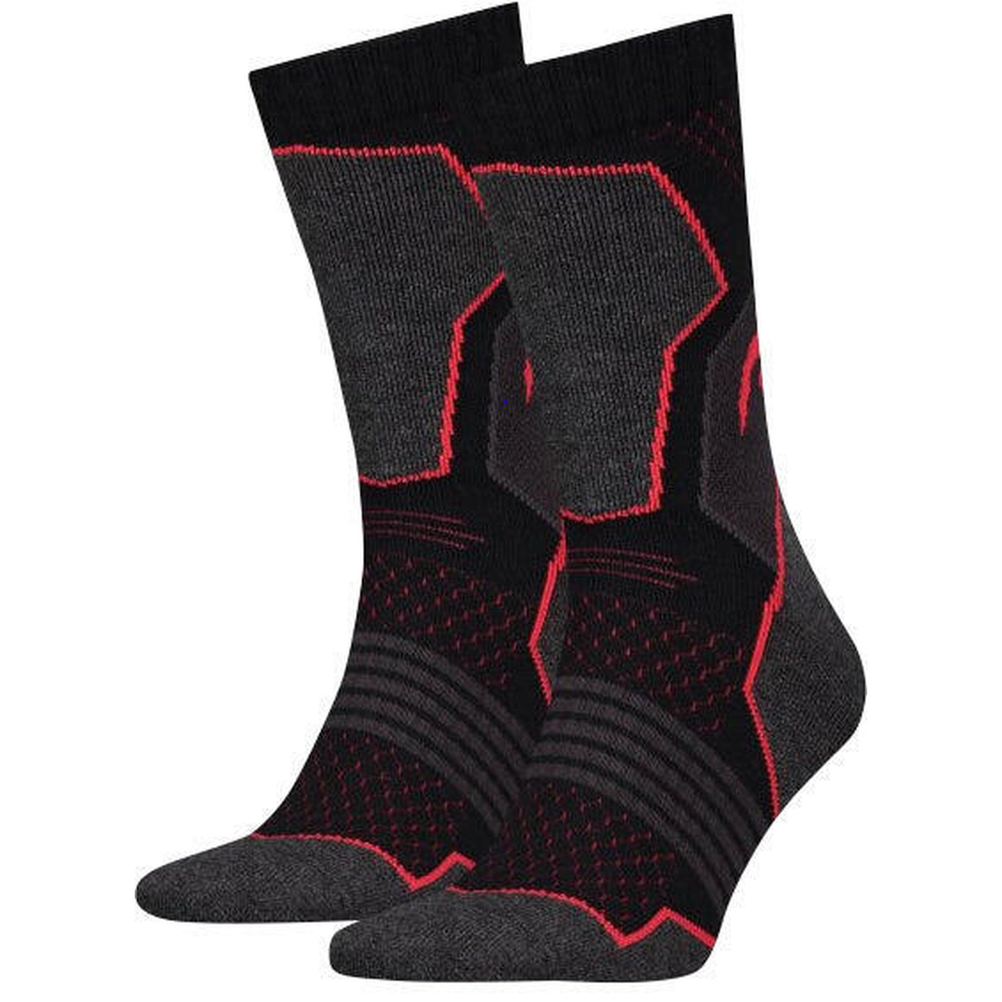 Oddychające skarpetki Unisex do chodzenia 2-pak 35-38