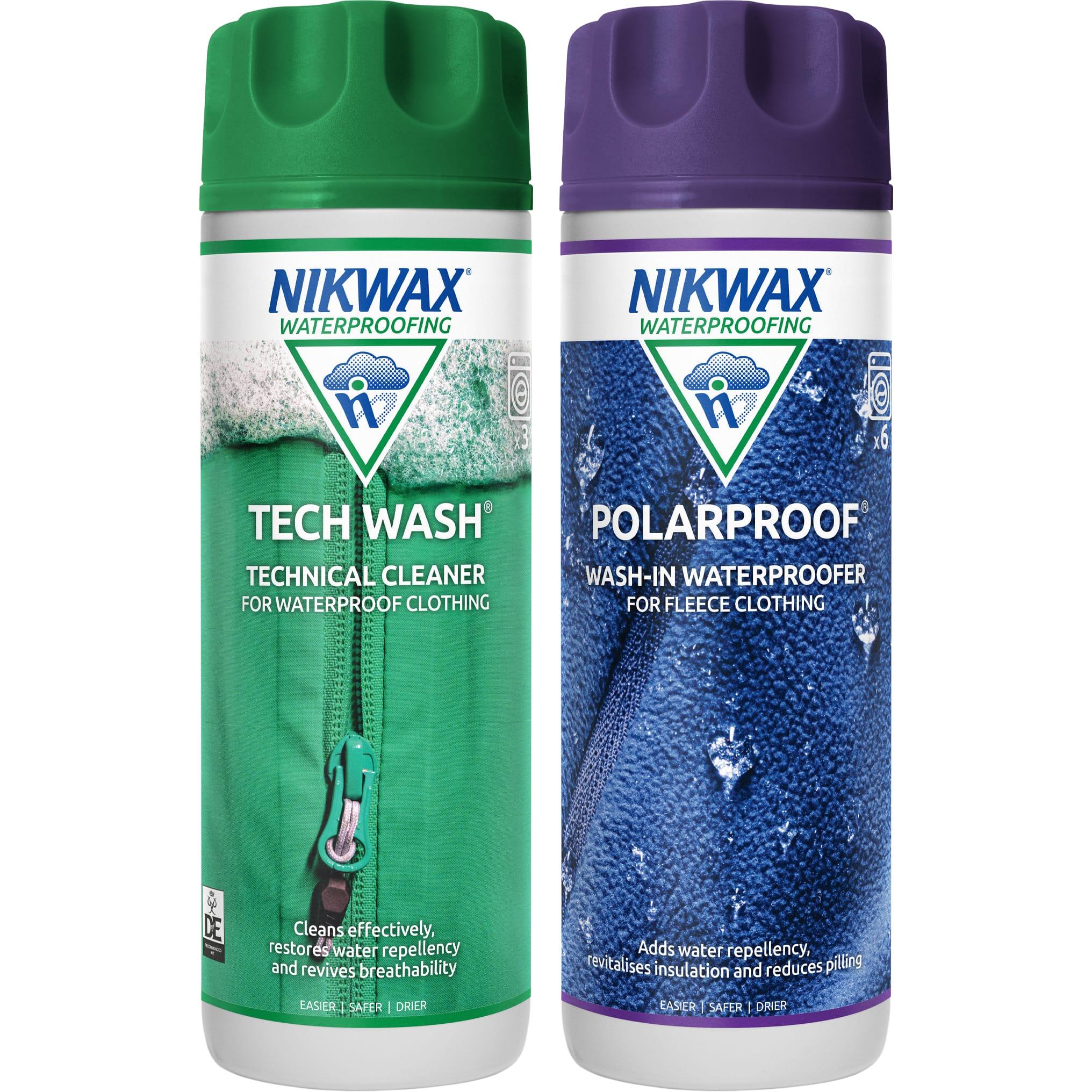 Zestaw do pielęgnacji odzieży outdoor Nikwax Tech Wash i Polar Proof 2 x 300 ml