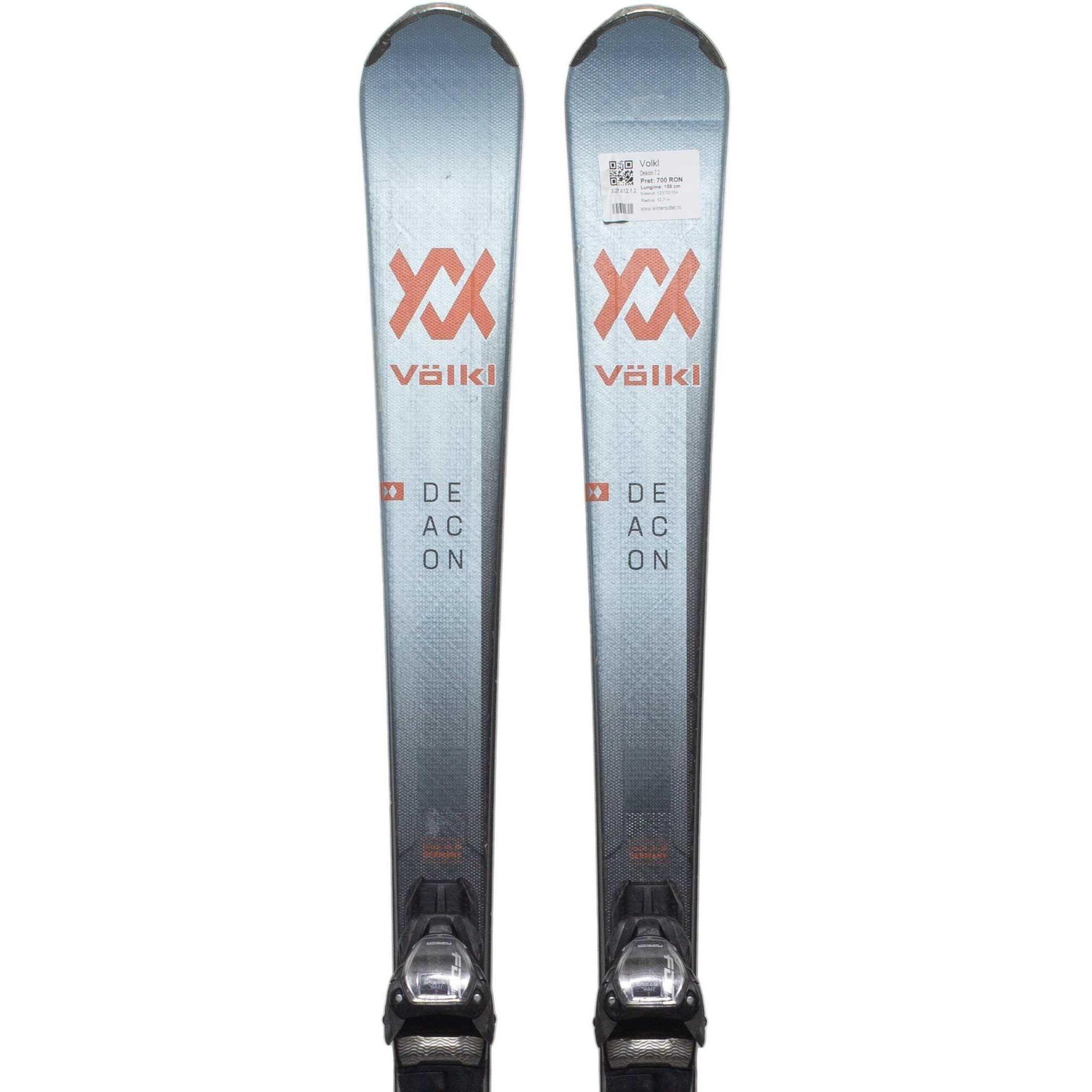 Second Life- Narty VOLKL Deacon 7.2, 144 cm- Stan bardzo dobry