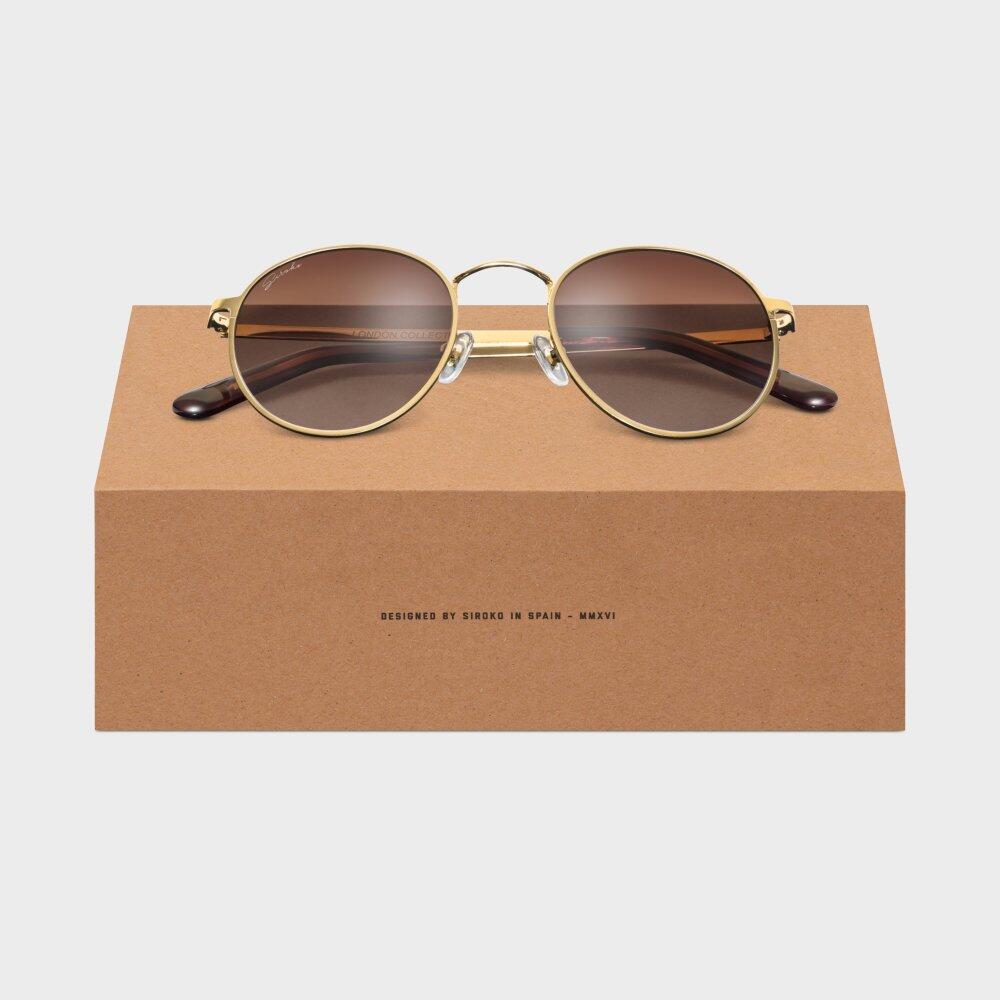 Okrągłe okulary ze stali nierdzewnej Lifestyle Siroko Camden