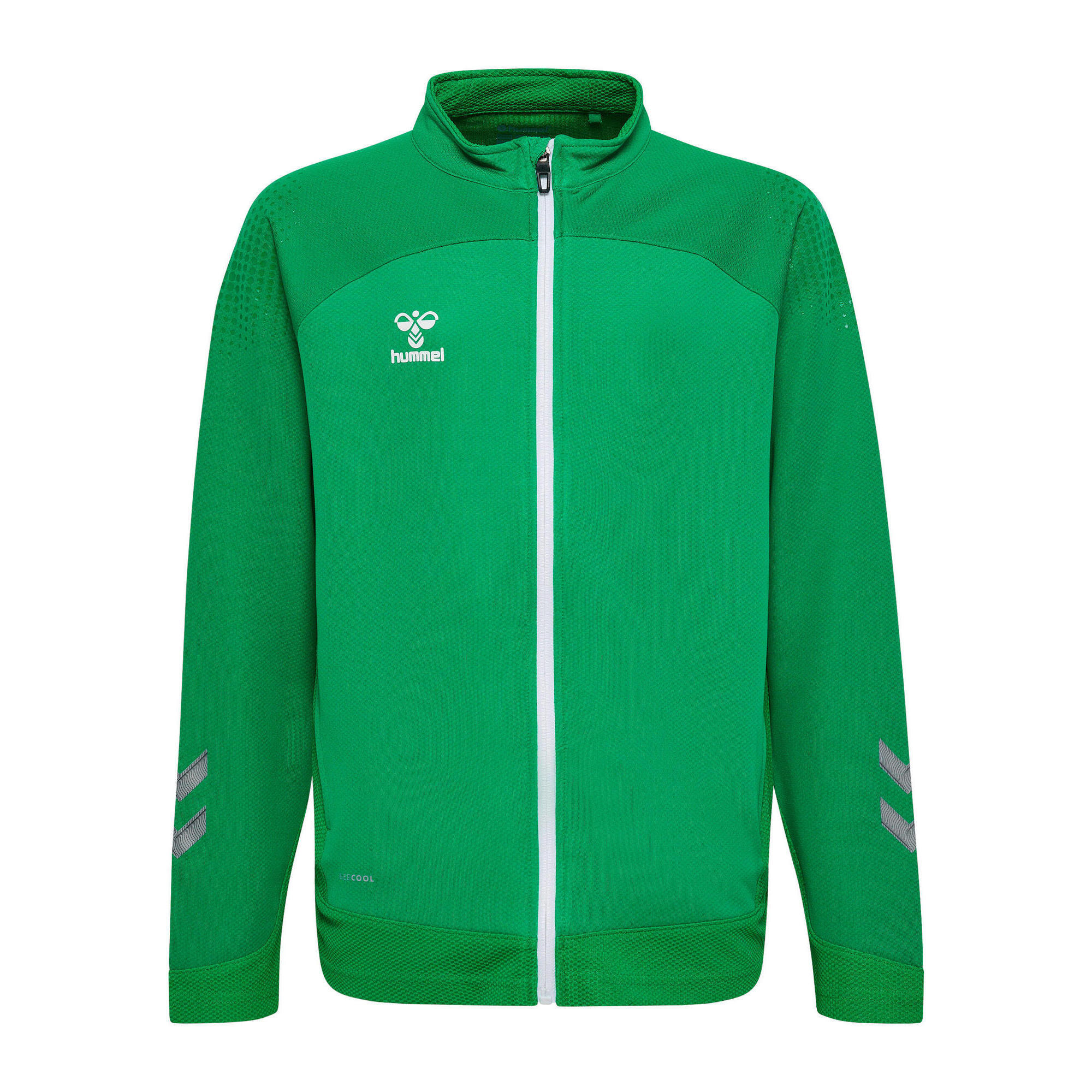 Kurtka do piłki nożnej dla dzieci Hummel hmlLEAD poly zapinana na zamek