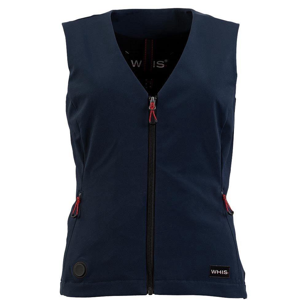 Whis Unisex Verwarmd Softshell Gilet Blauw -