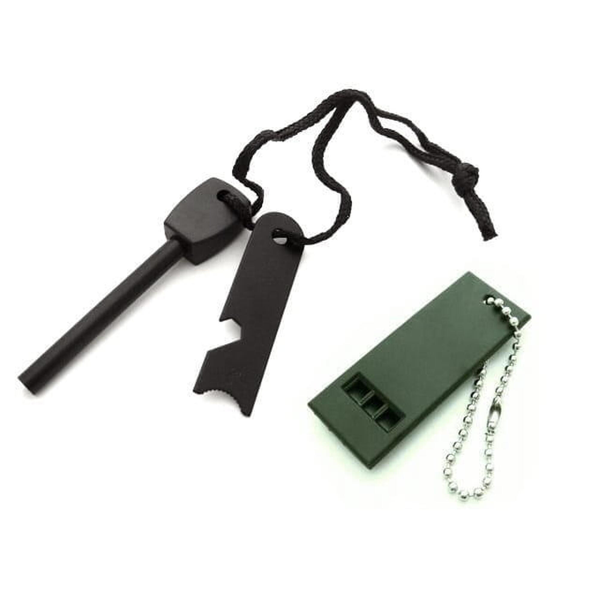 Krzesiwo magnezowe XXL z gwizdkiem