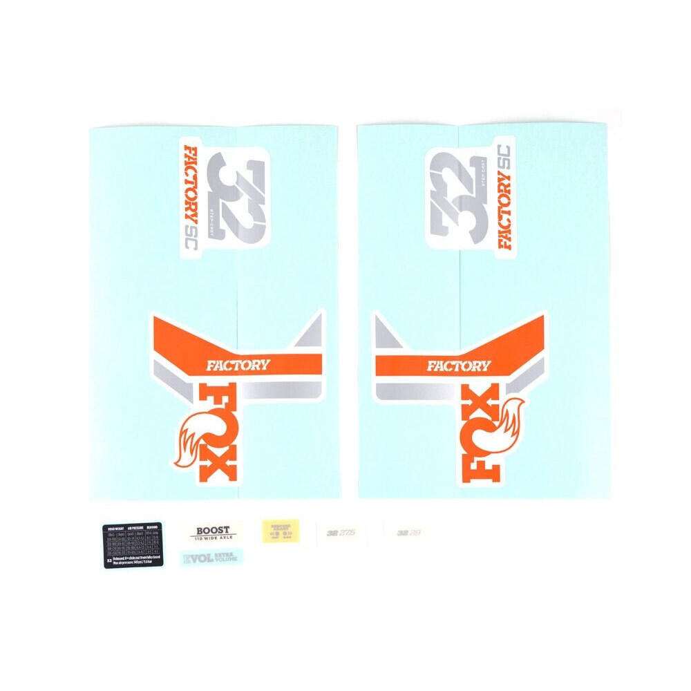 Naklejki Fox Factory 2018, 32 SC, F-S