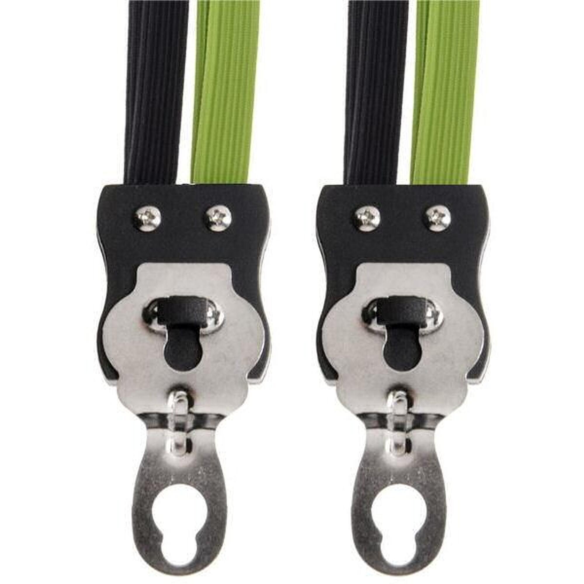 Szybkozamykacz Quattro Bardzo Mocny Z 4 Wiązaniami - Czarno-Zielony