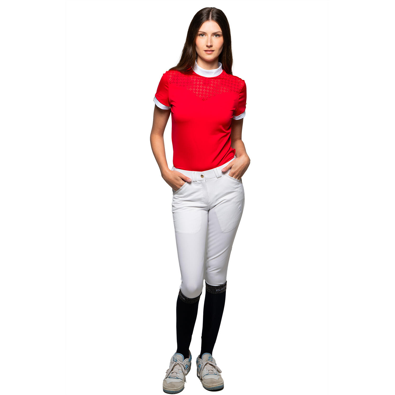 Damska koszulka polo na zawody Flags&Cup Isla