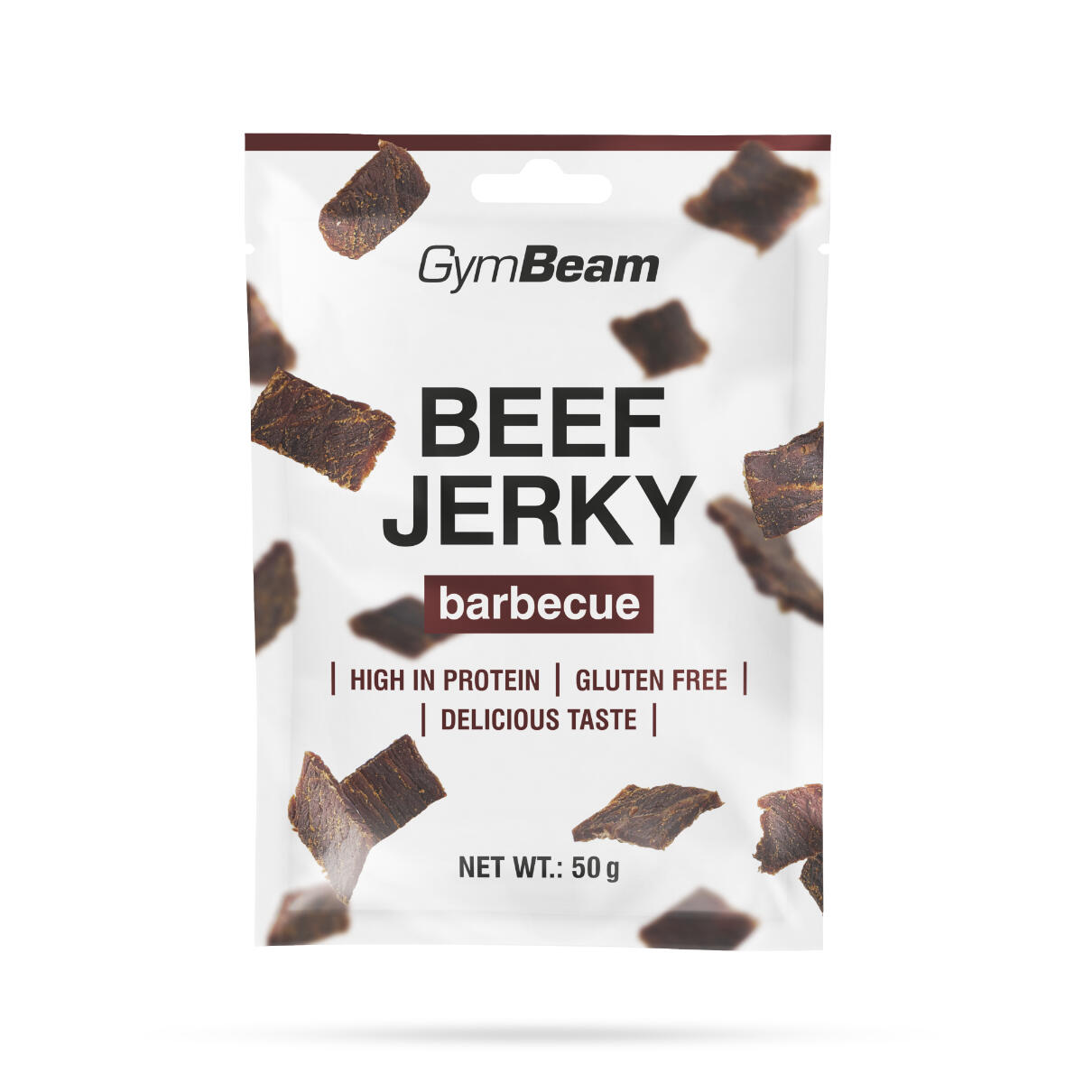 Suszona wołowina Beef Jerky GymBeam 50 g - BBQ
