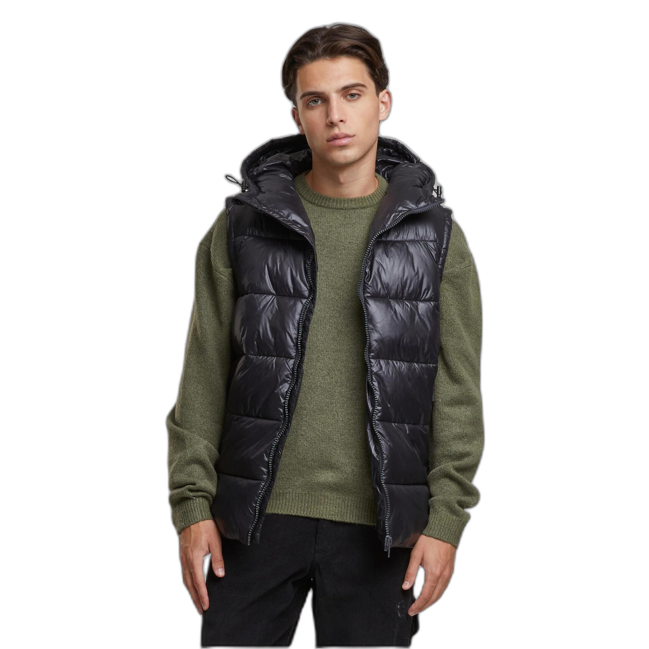 Kurtka bez rękawów z kapturem Urban Classics