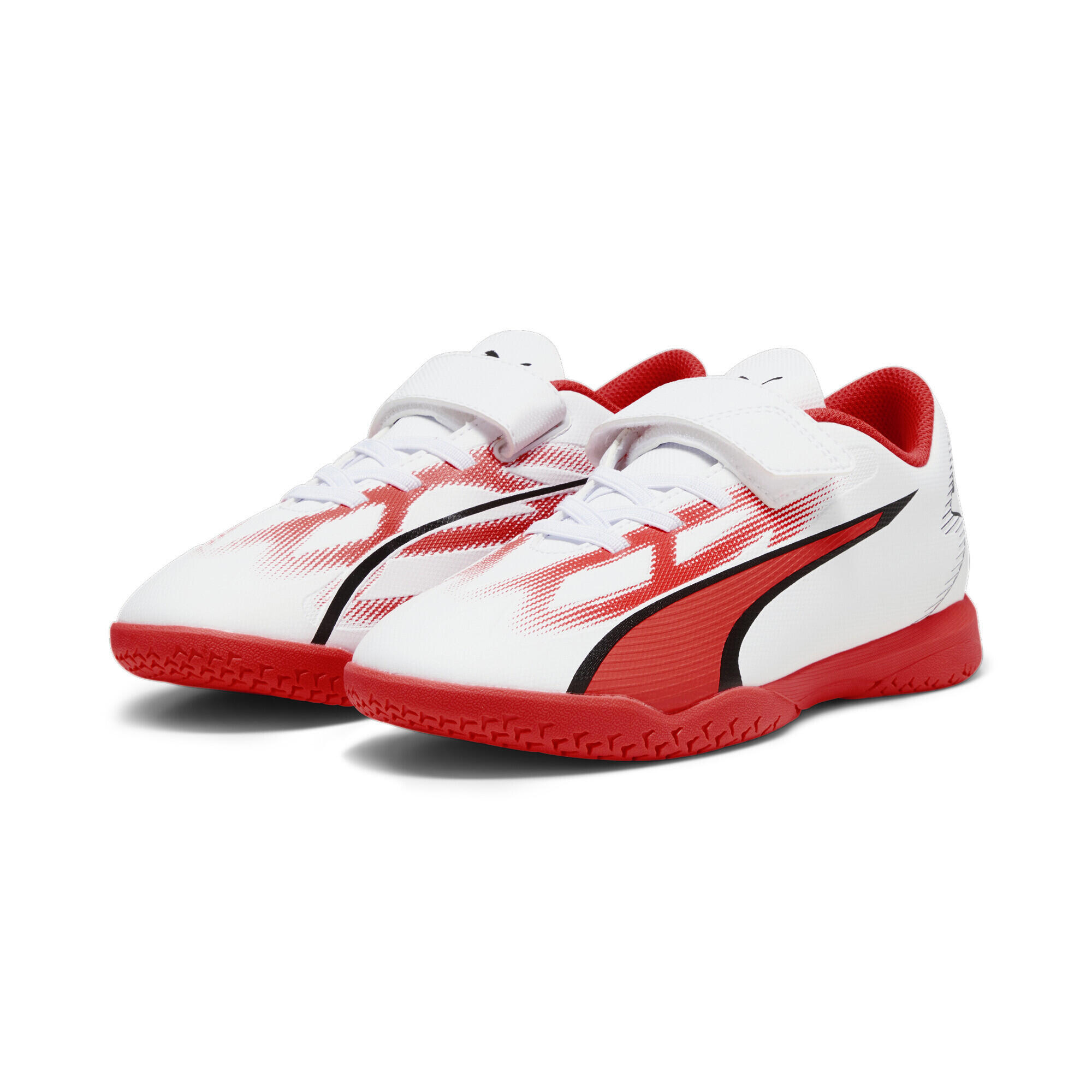 Buty piłkarskie Puma Jr Ultra Orchid Białe-Czarne dla dzieci