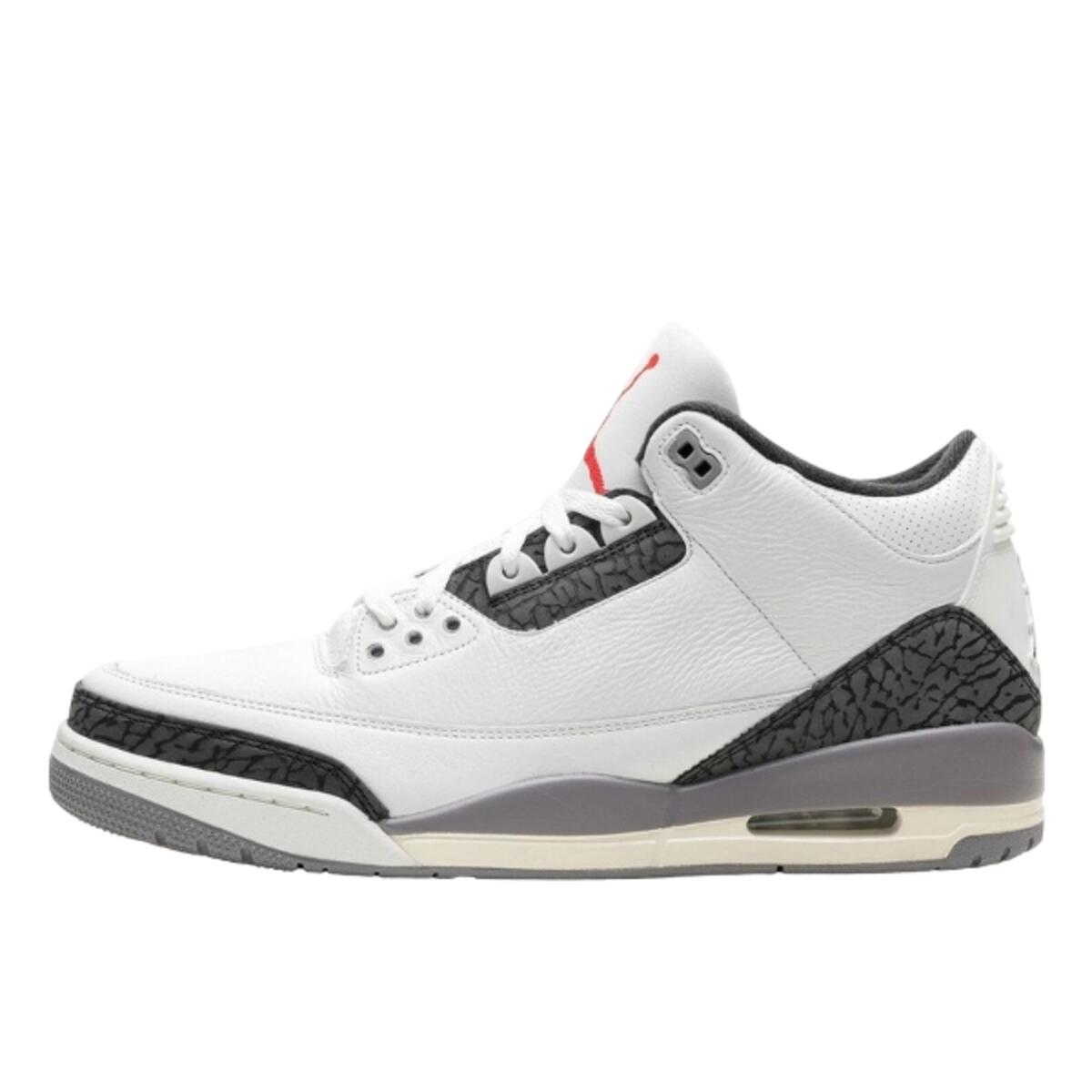 Buty do chodzenia dla dorosłych Air Jordan 3 Retro Cement Grey