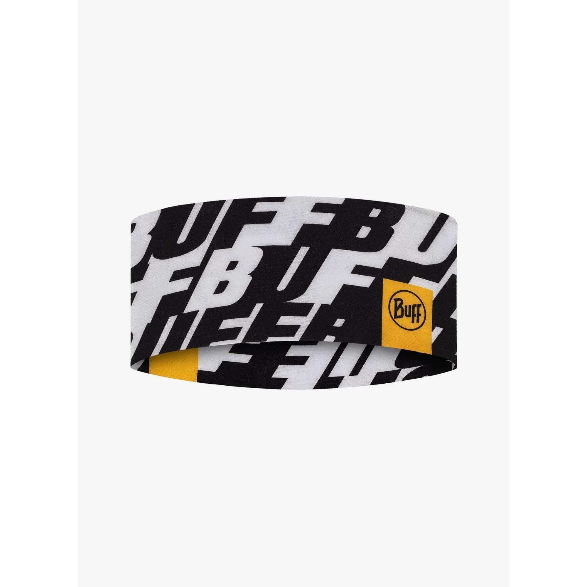 Opaska na głowę Buff Coolnet UV Wide Headband - logo multi