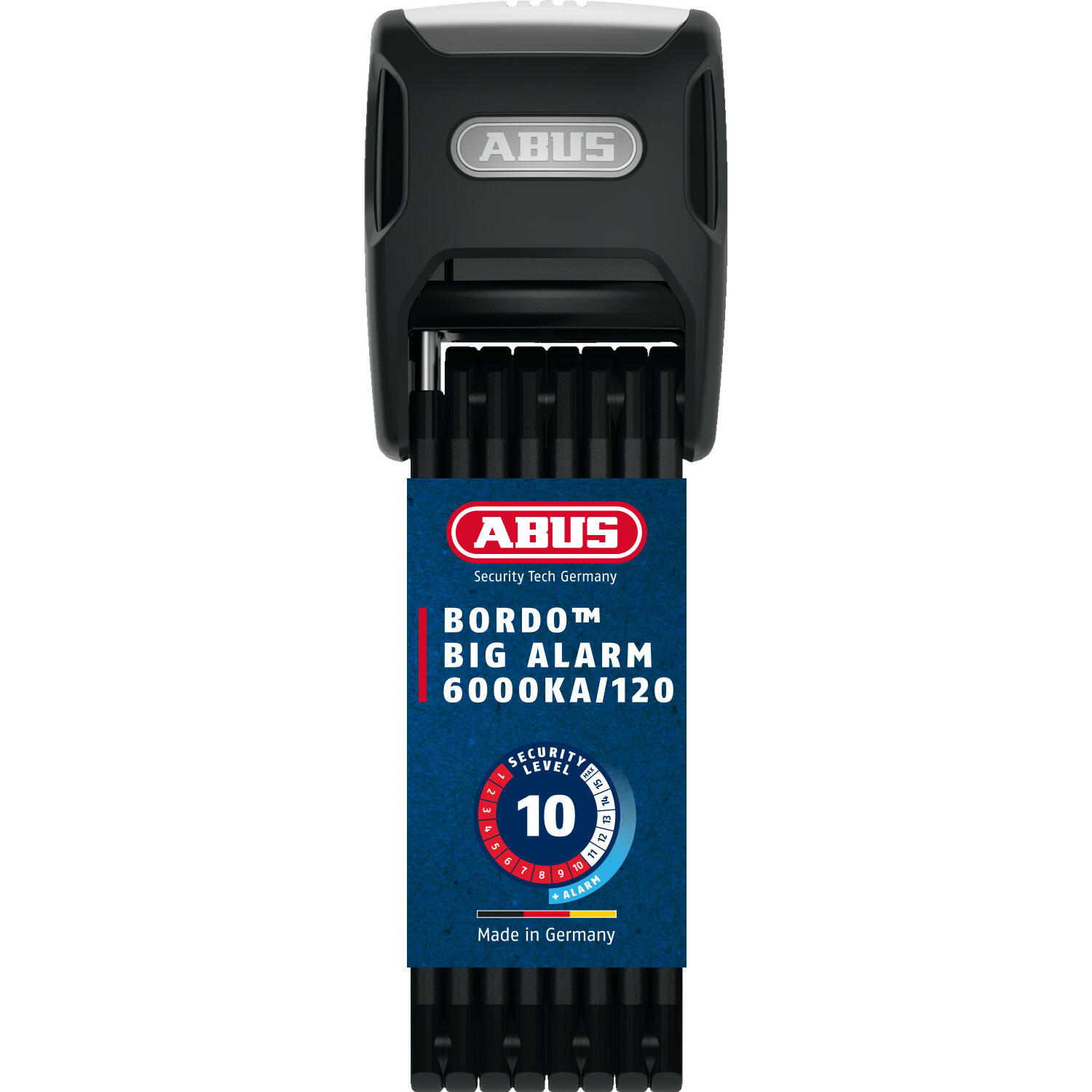 Składany alarm antykradzieżowy Abus Bordo Big Alarm 6000KA/120