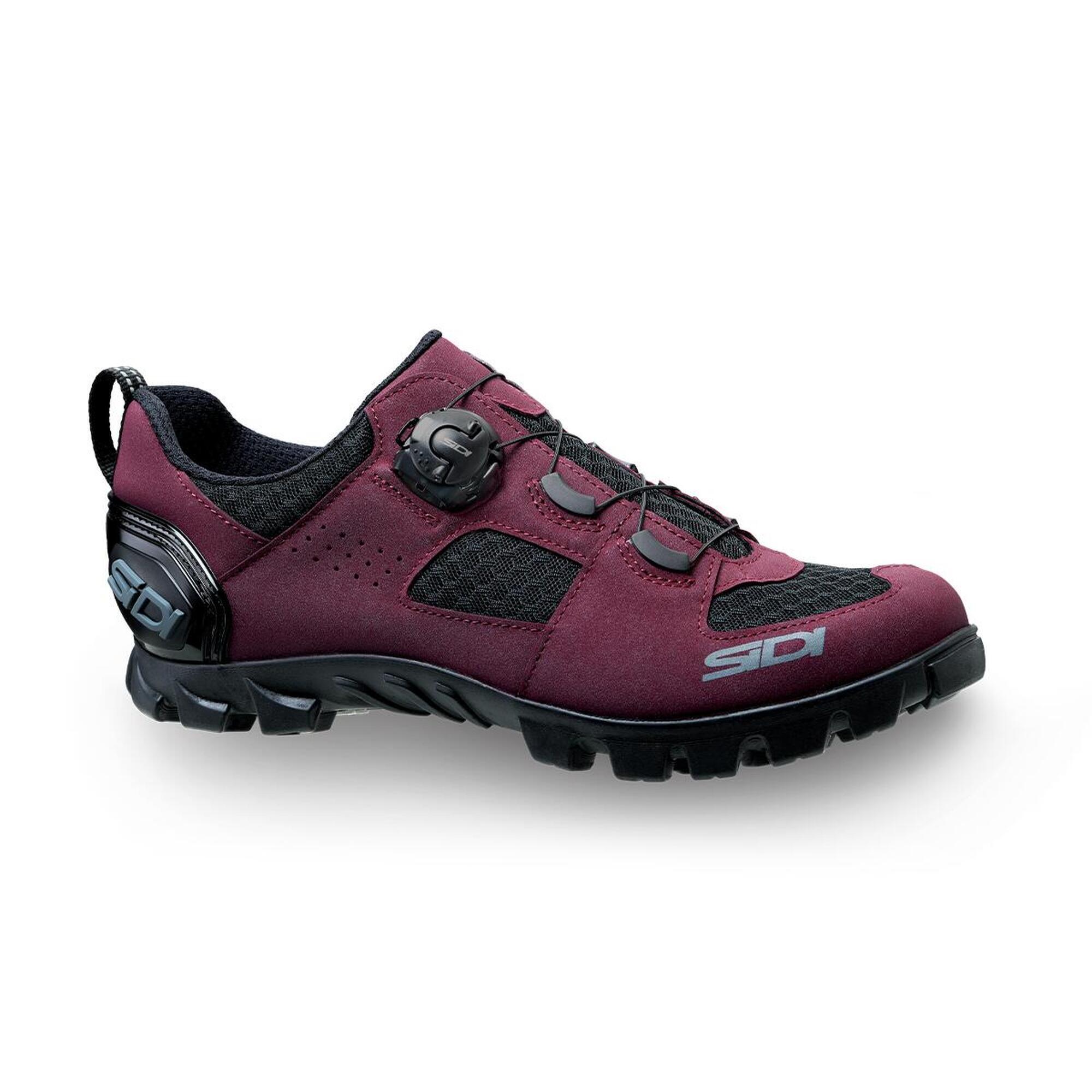 Buty TURBO MTB, bordowo-czarne