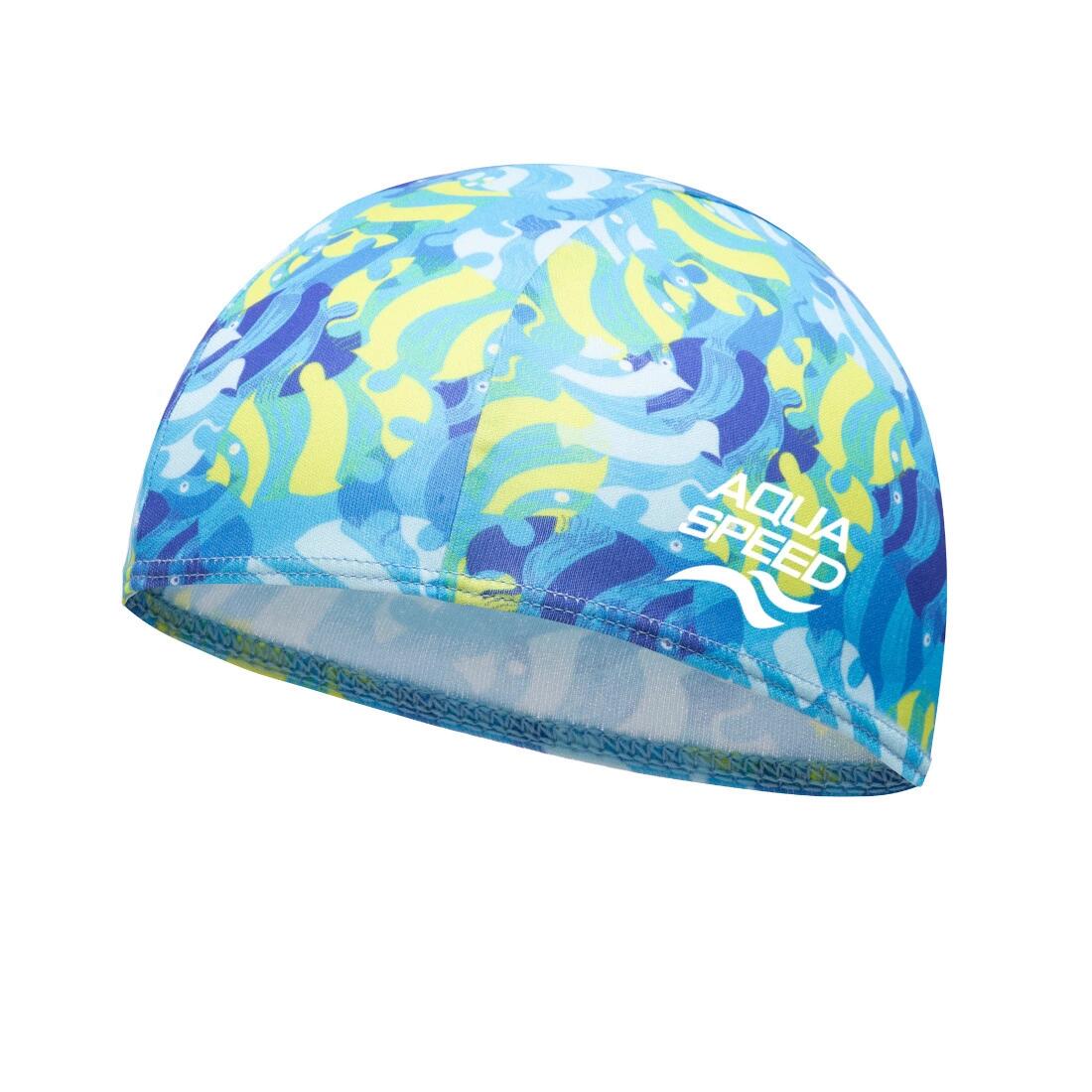 Dziecięcy czepek pływacki z materiału Aqua Speed Baby Cap Print