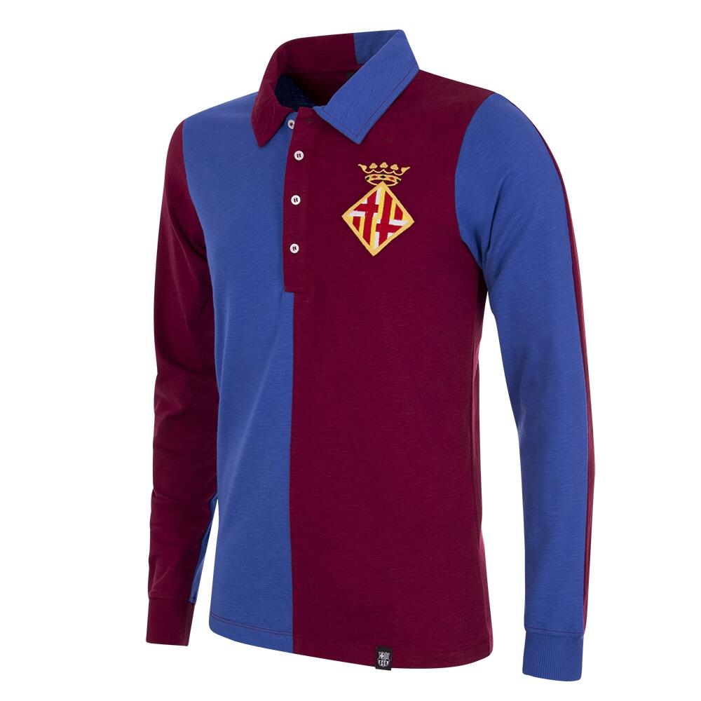 Koszulka retro piłkarska dla dorosłych - FC Barcelona 1899 - Niebieski-Czerwony