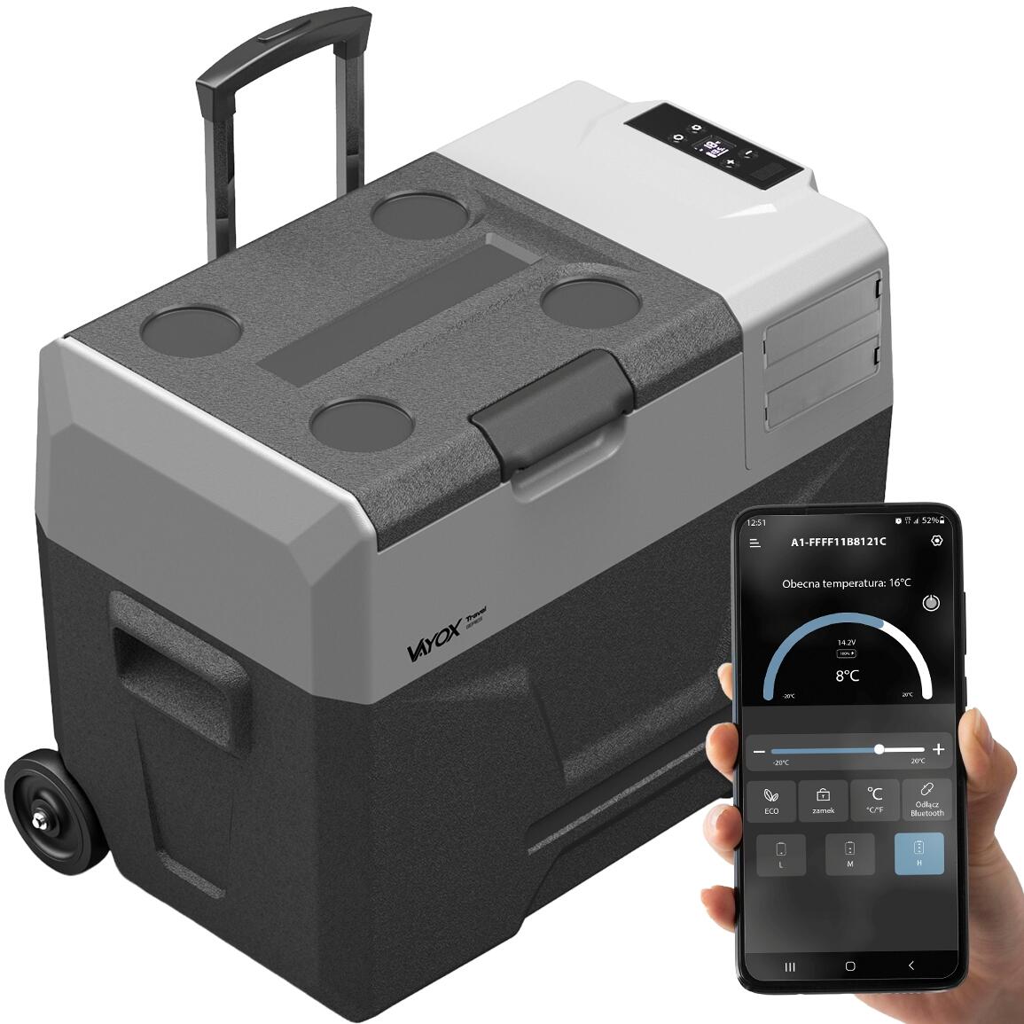 Lodówka turystyczna kompresorowa Vayox VA-T40 12/24/230V 40L