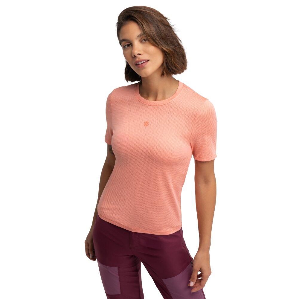 Damska koszulka trekkingowa z krótkim rękawem Siroko Clarity Pink