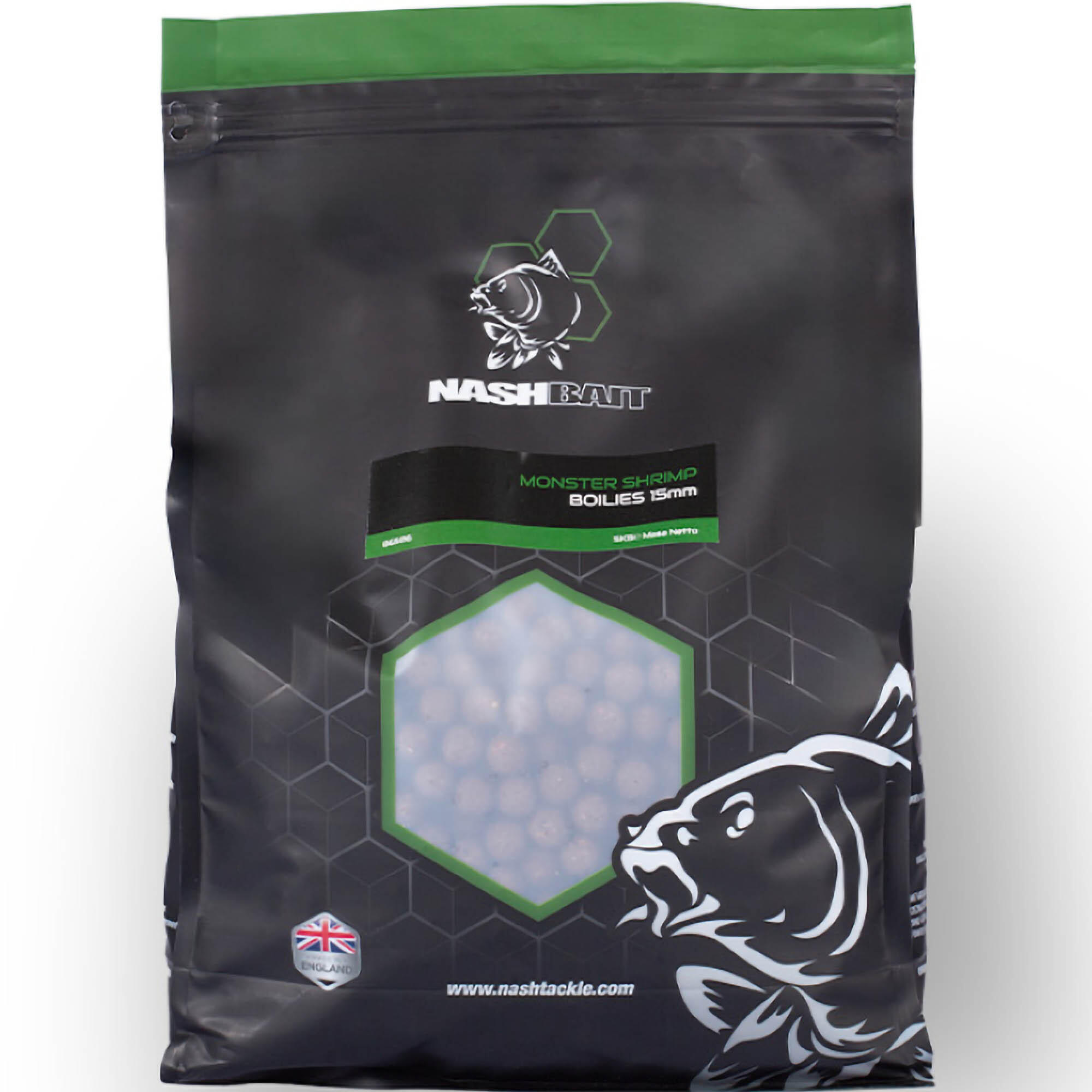 Kulki Proteinowe Zanętowe Krewetka Nash Monster Shrimp Boilies 12 Mm 5 Kg