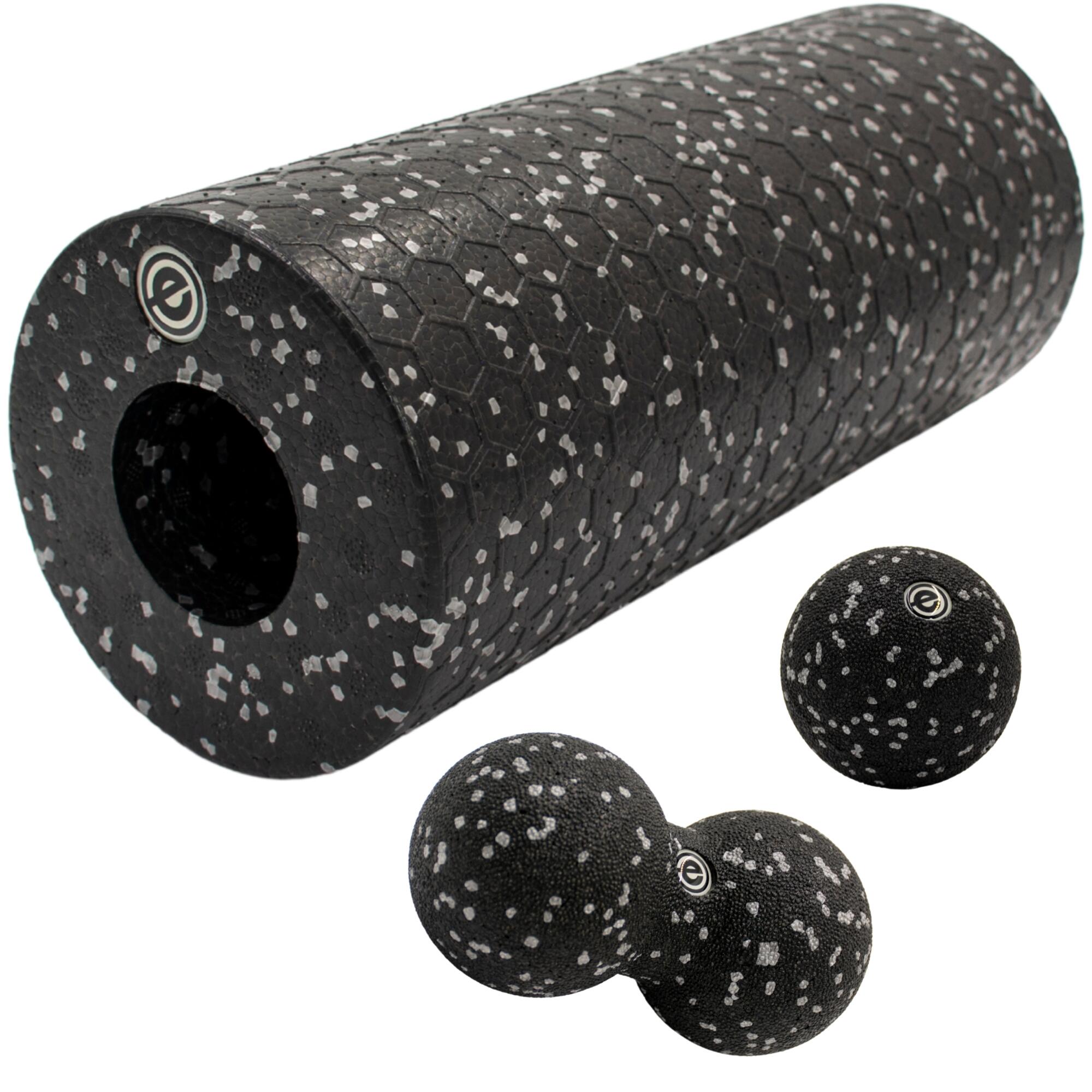 Zestaw do masażu Eb Fit, wałek, piłki