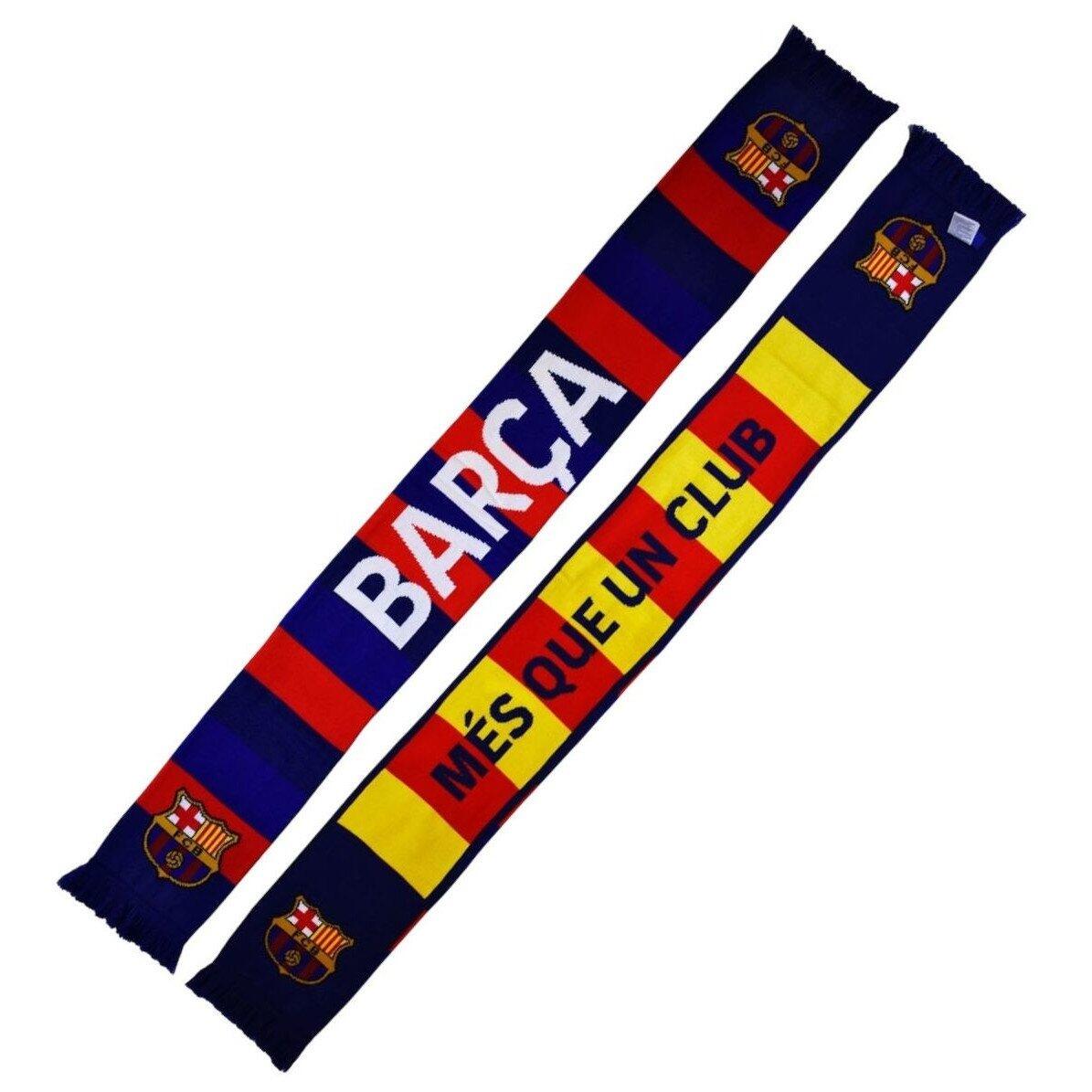FC Barcelona szalik kibica dwustronny Double Knitted Scarf N27 wielokolorowy