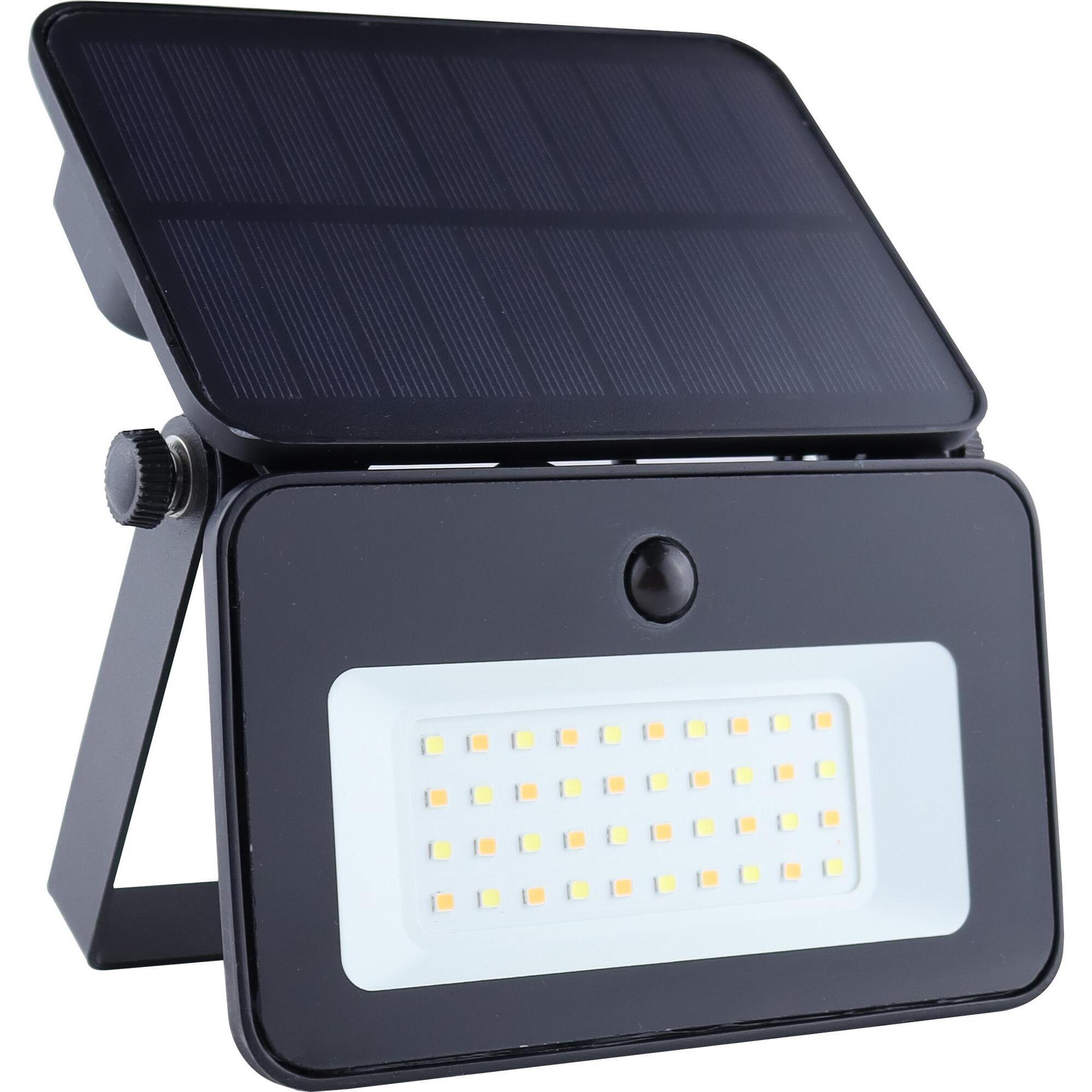 Naświetlacz solarny Germina LED z czujnikiem ruchu 1000lm IP65 3000/4000/6500k