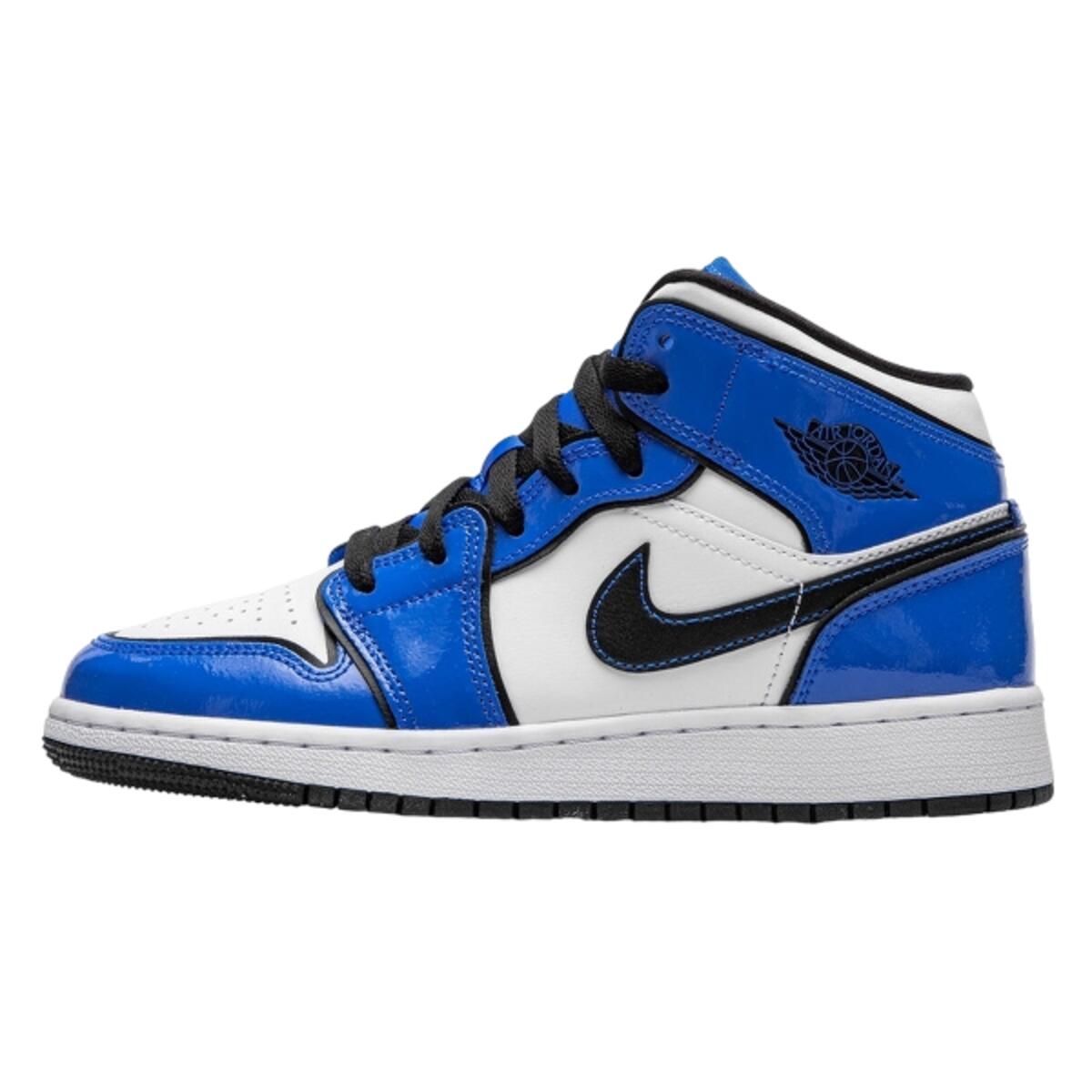 Buty koszykarskie męskie Nike Air Jordan 1 Mid Retro Signal Blue SE