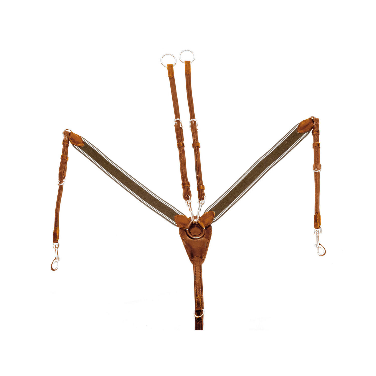 Podwójny skórzany obrożę myśliwską Supreme UKE