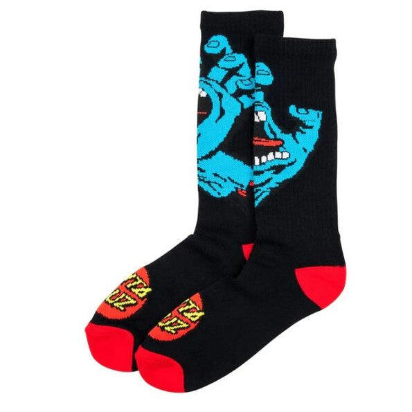 Skarpety Santa Cruz Screaming Hand czarne