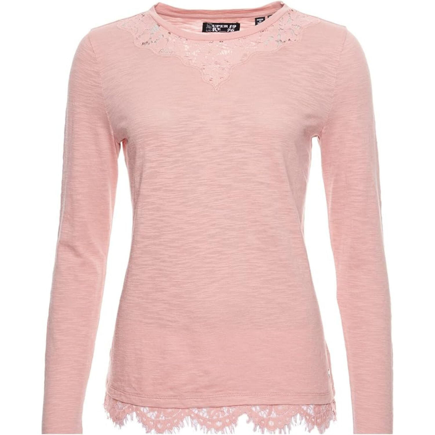 Bluzka treningowa damska SuperDry Ellis Lace Ls Top