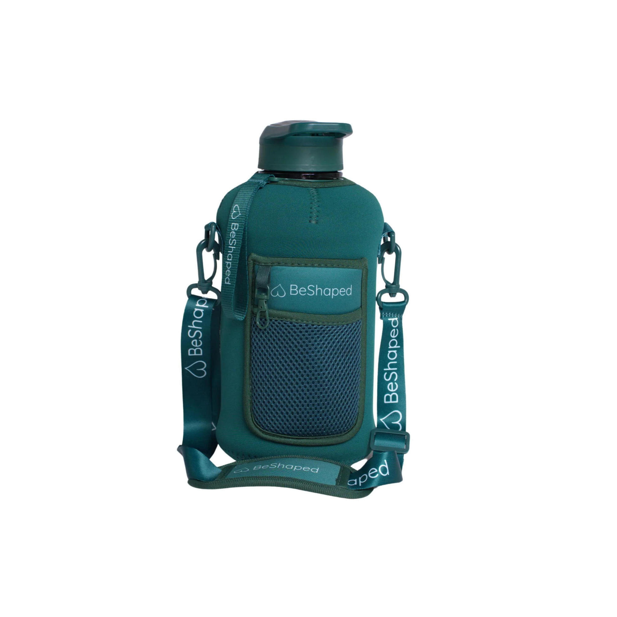 Butelka na Wodę z Kieszenią Zielona 2.2 L