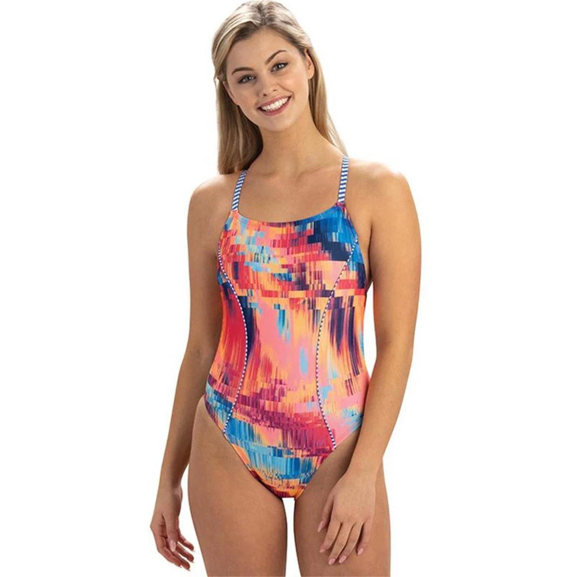 Dolfin Uglies Revibe Technicolor Dreams Print Diamondback Swimsuit - Rozmiar 28