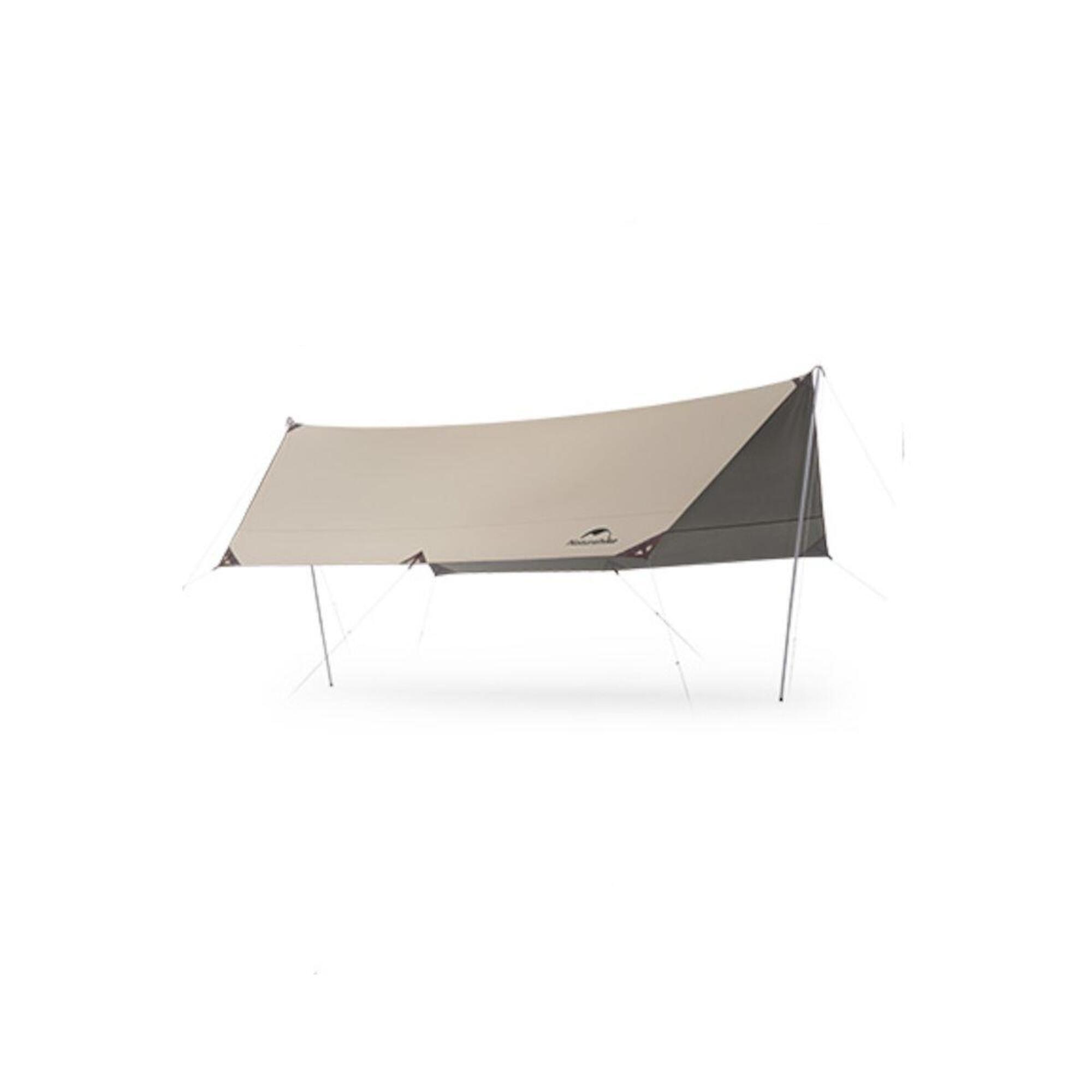 Tarp Naturehike Sky Ti Black Hexagon C2350Ws010 Khaki