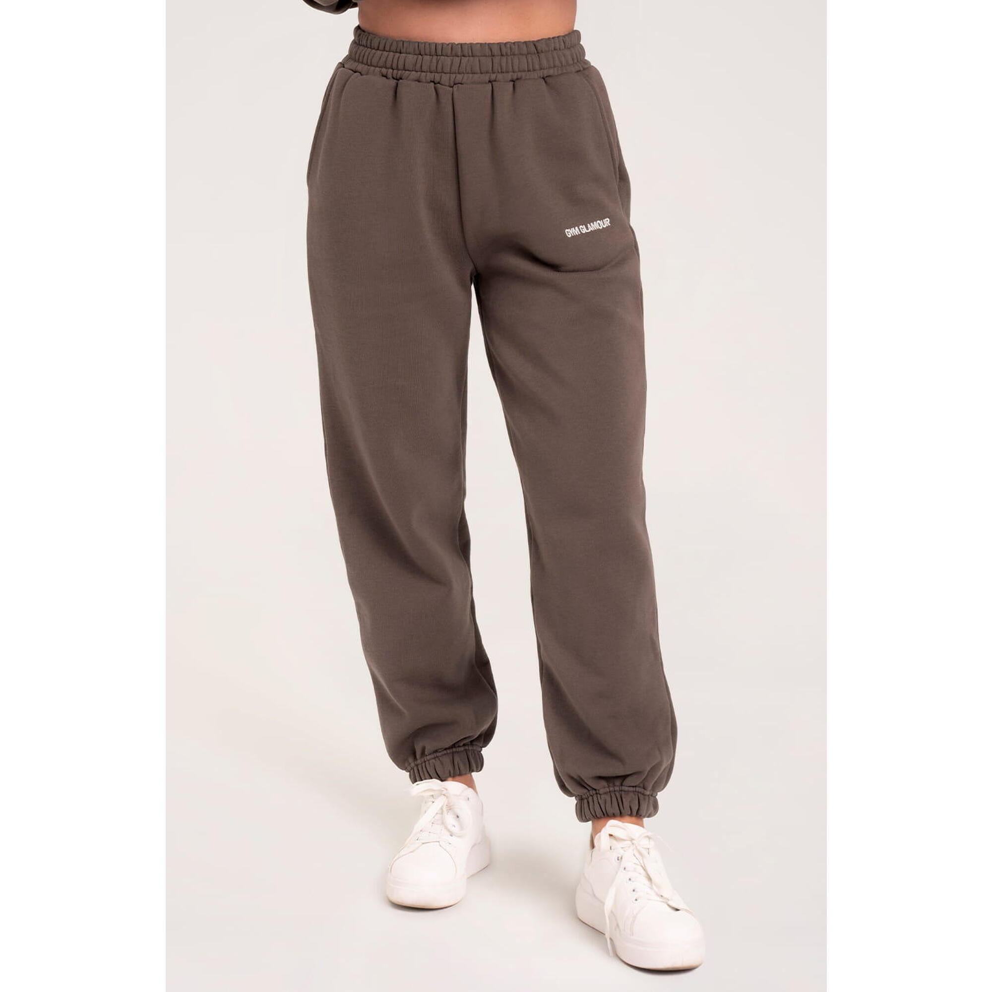 Spodnie fitness damskie Gym Glamour dresowe